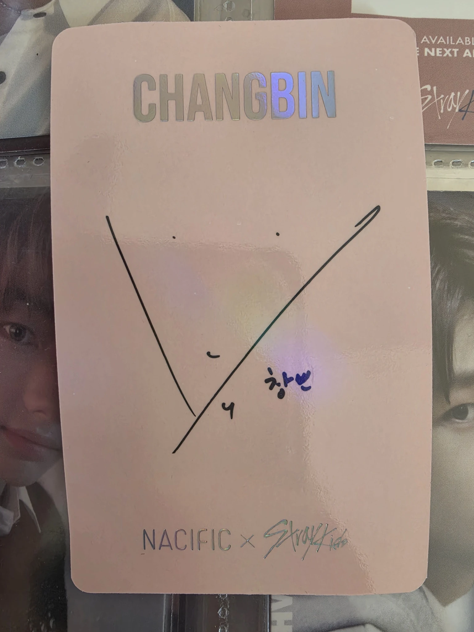 Stray Kids Changbin Stray Kids - Changbin - NACIFIC x Stray Kids Other brand collaboration nacific round 3 holographic (hologram) listing photo 2