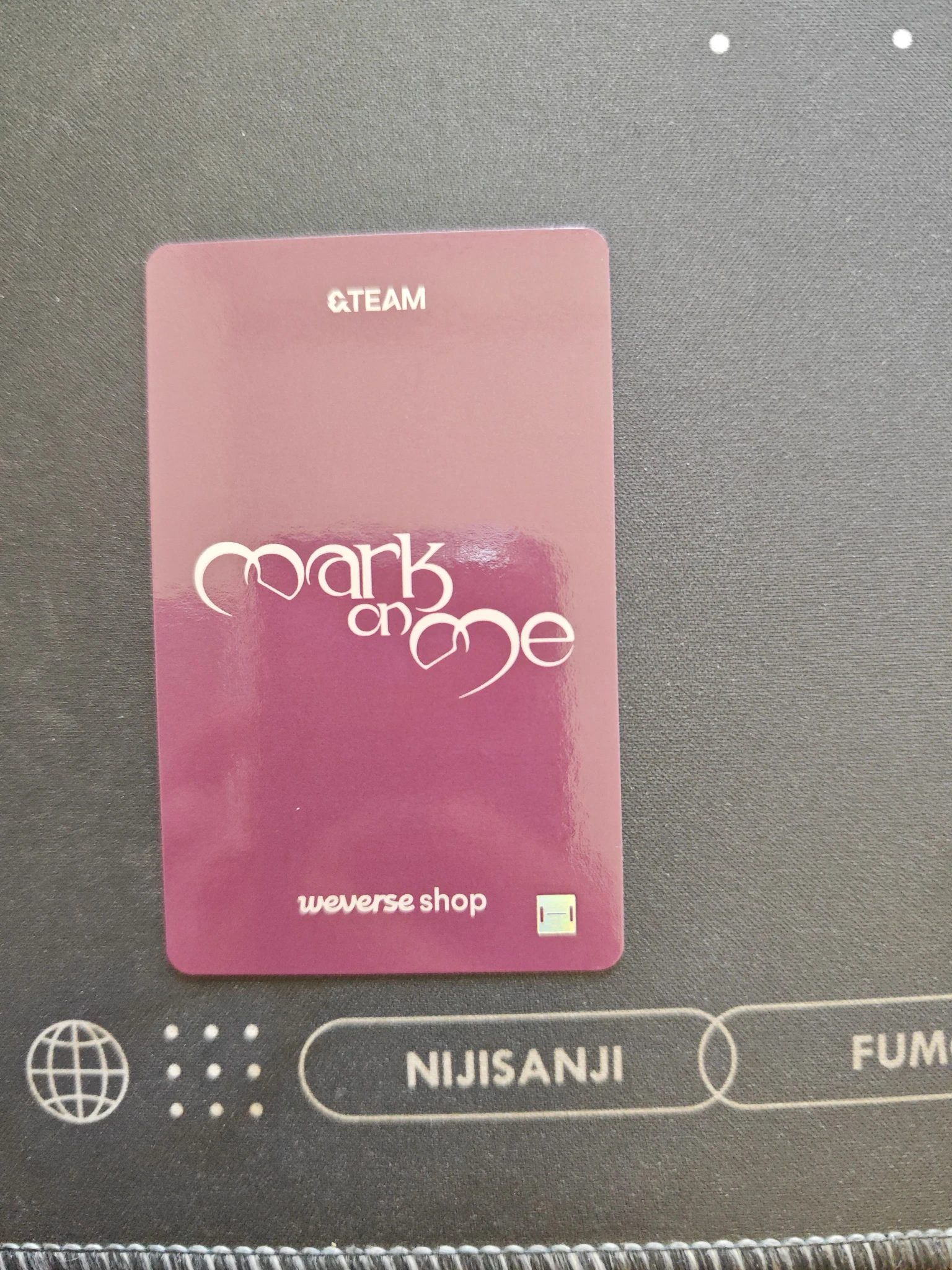 &TEAM Jo &TEAM - Jo - Mark on Me Album lucky draw (LD) weverse global shop (wvg) listing photo 2