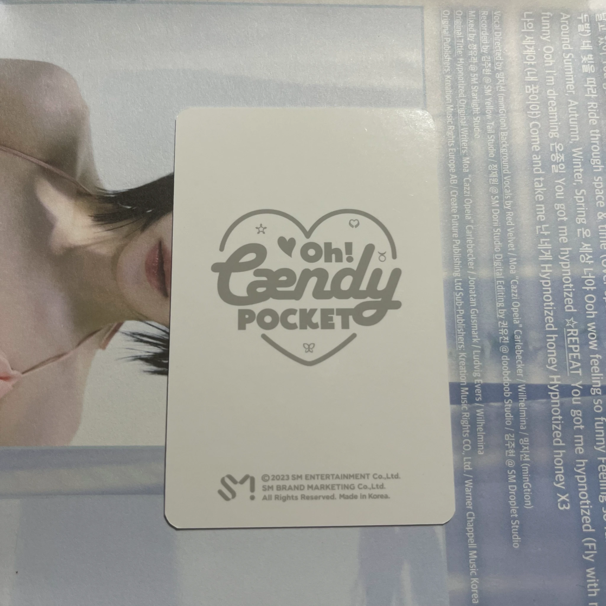 aespa Giselle aespa - Giselle - Oh! Caendy Pocket MD Event merch photocard trading card listing photo 2