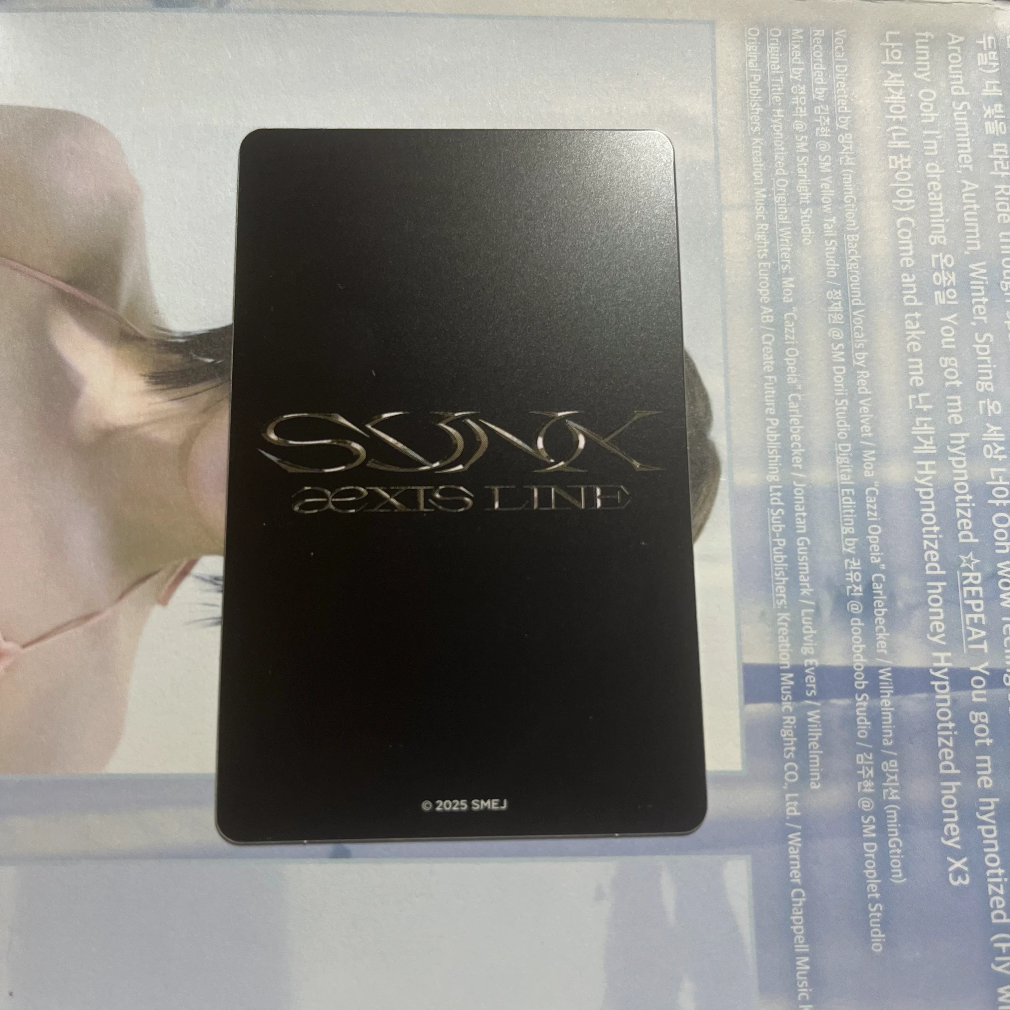 aespa Giselle aespa - Giselle - SYNK : aeXIS LINE  Event trading card tour merch listing photo 2