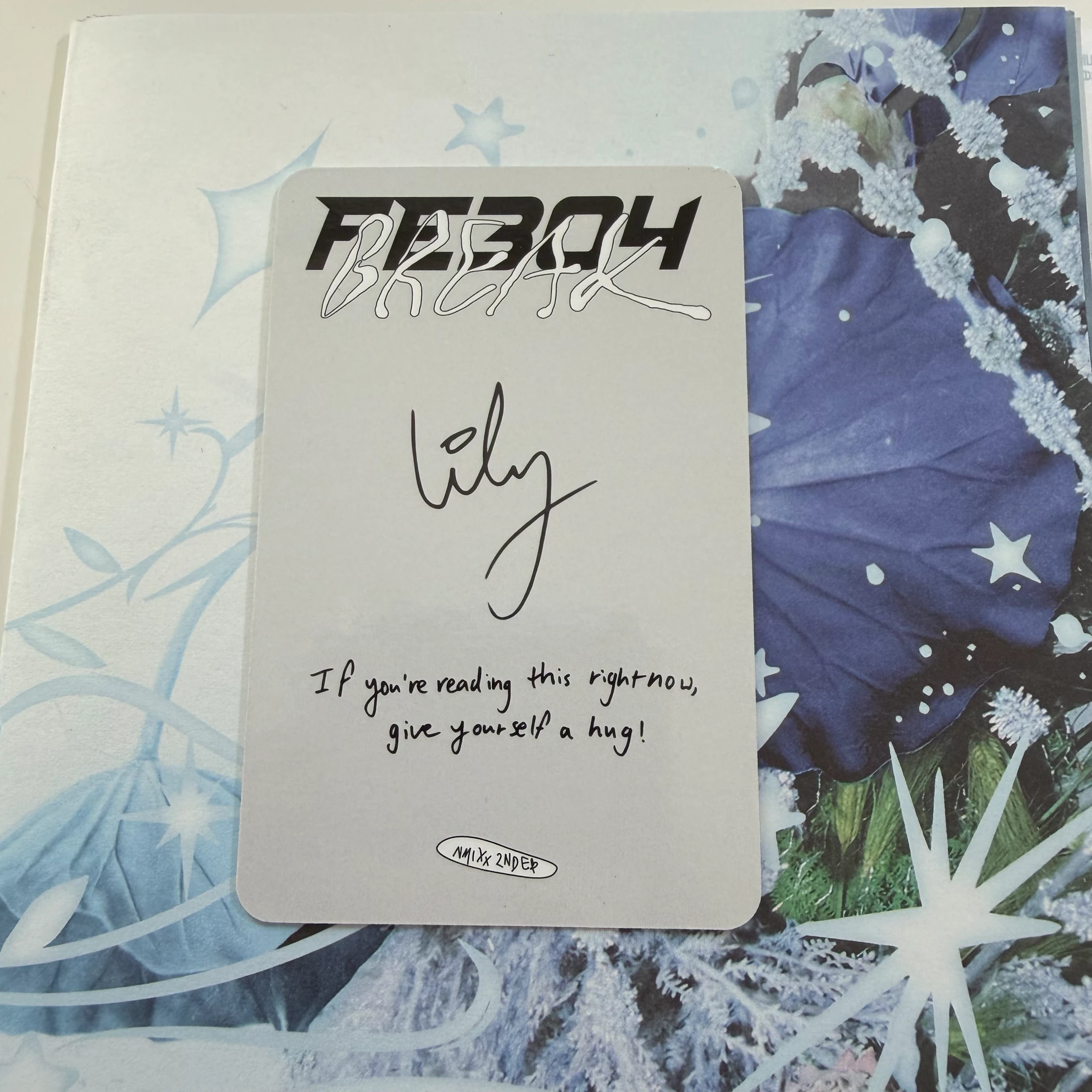 NMIXX Lily NMIXX - Lily - Fe3O4: BREAK Album album photocard square one version listing photo 2