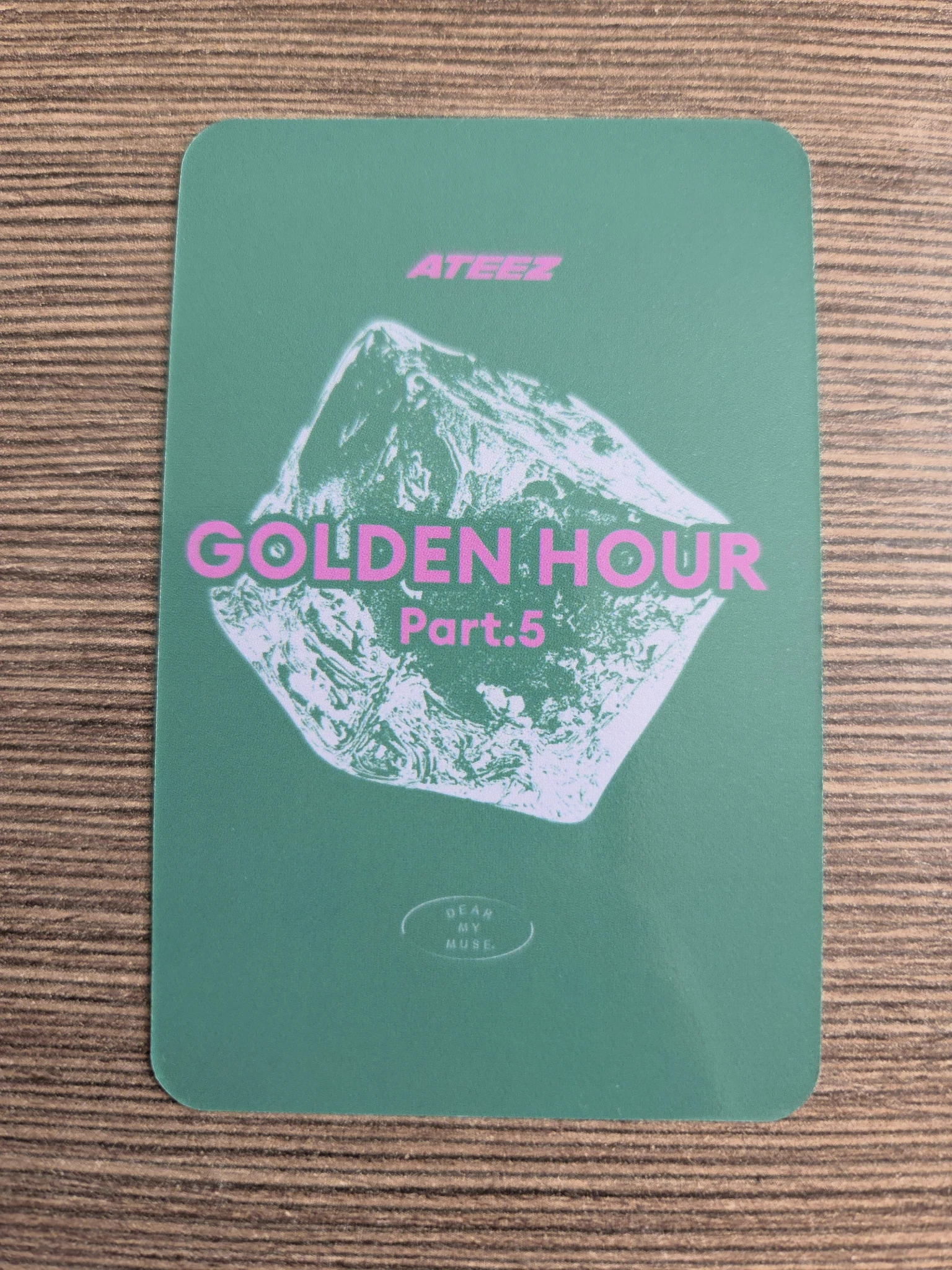ATEEZ Yunho ATEEZ - Yunho - GOLDEN HOUR : Part.5 Album fansign dear my muse (dmm) round 1 listing photo 2