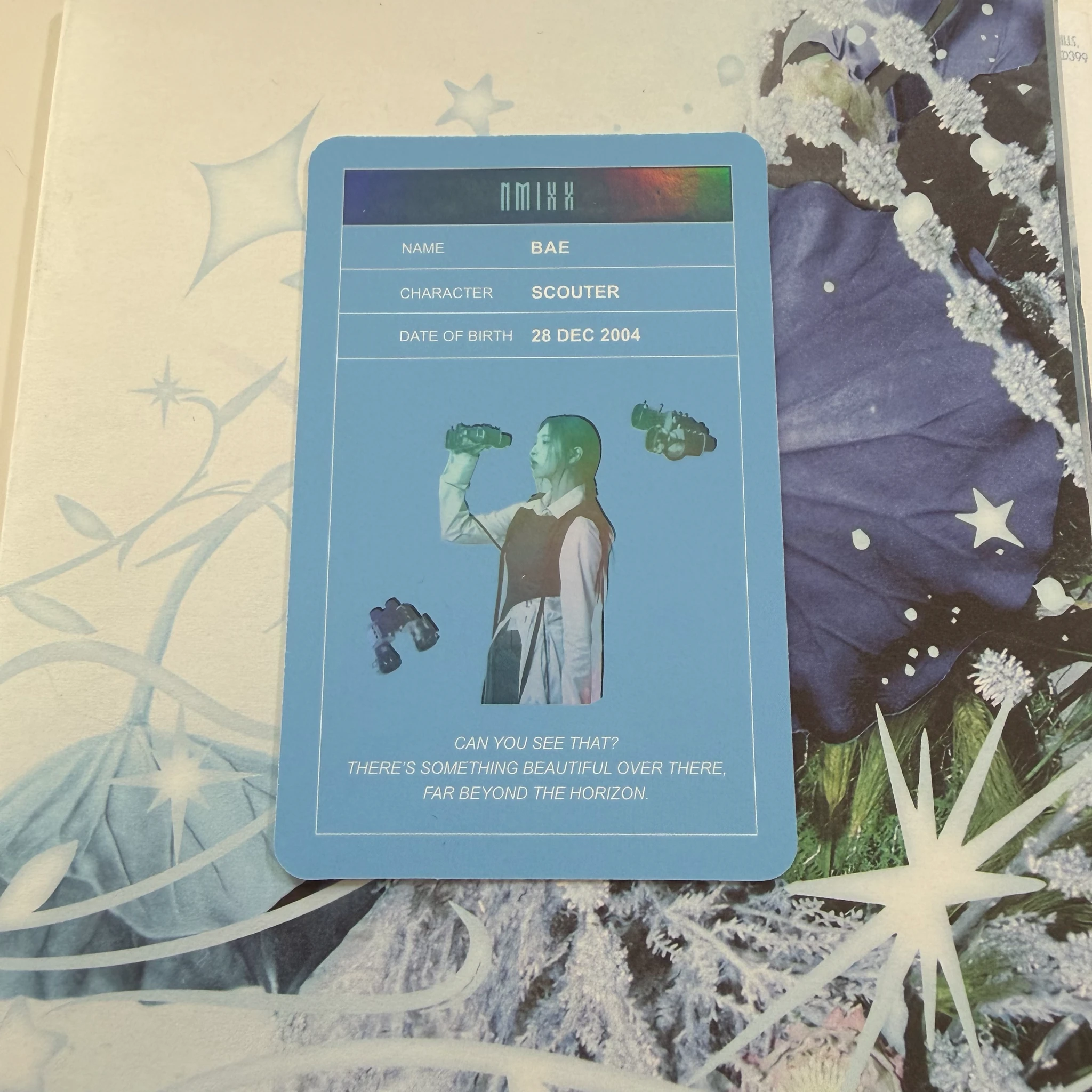 NMIXX Bae NMIXX - Bae - Expérgo Album album photocard limited version character card listing photo 2