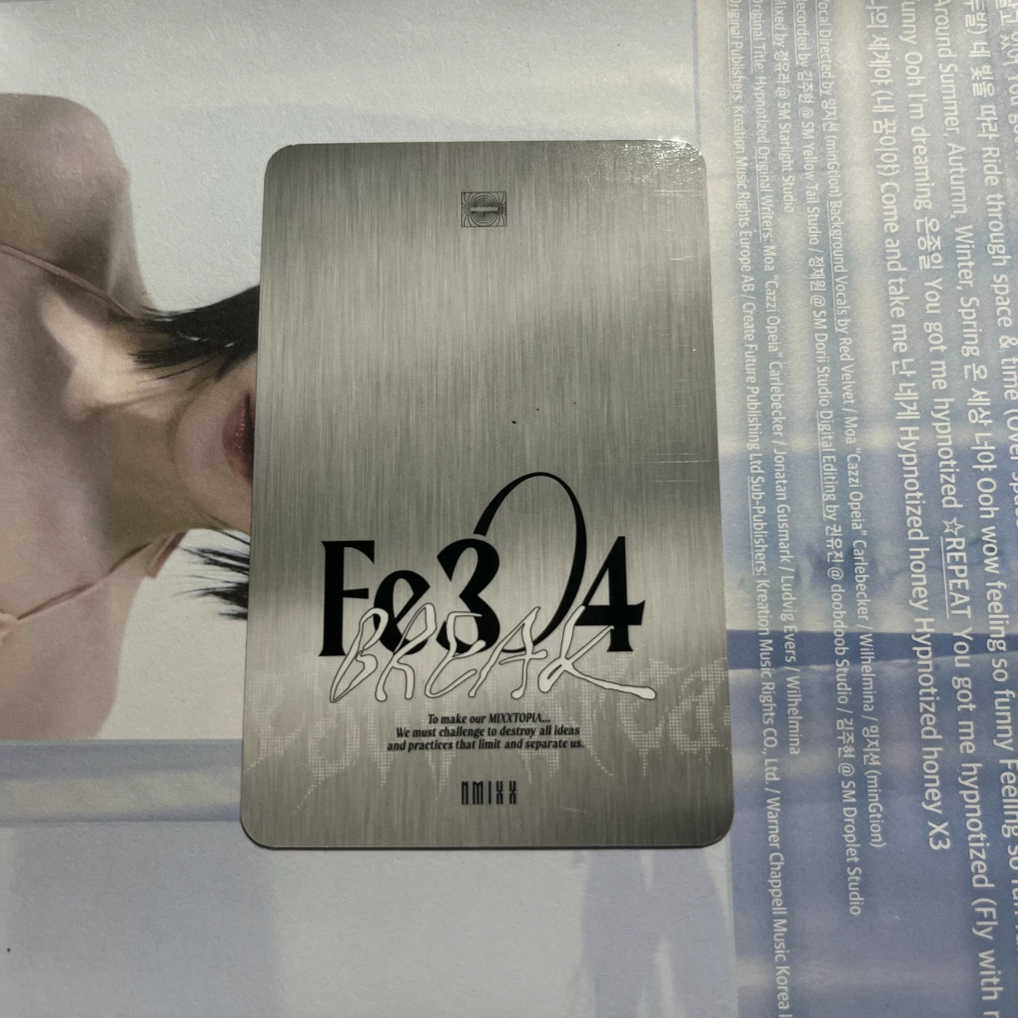 NMIXX Bae NMIXX - Bae - Fe3O4: BREAK Album limited edition album photocard photocard set version 1 listing photo 2
