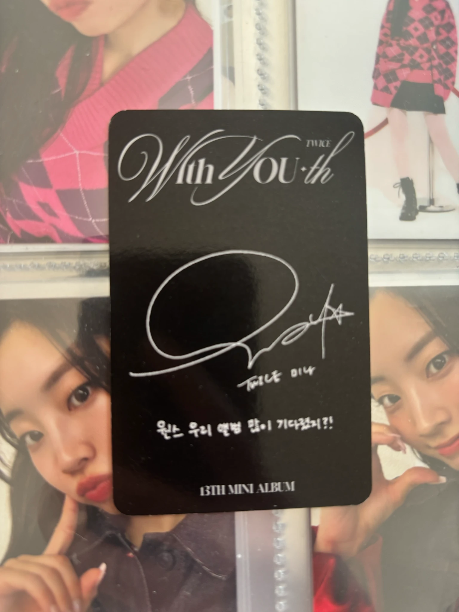 TWICE Mina TWICE-Mina-Album-with you-th listing photo 2