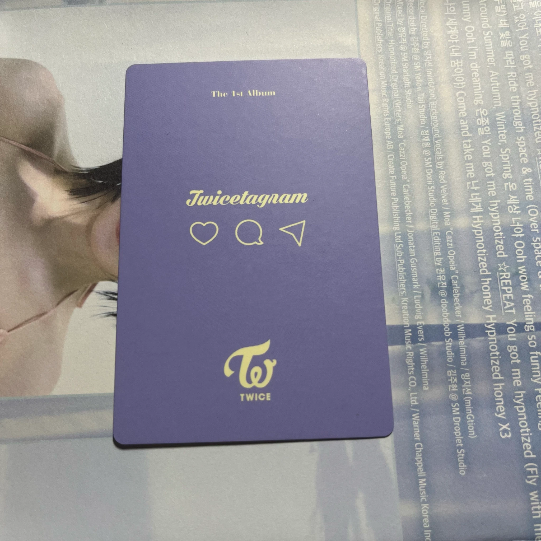 TWICE Dahyun TWICE - Dahyun - Twicetagram Album jyp shop pob (pre-order benefit) photocard set listing photo 2