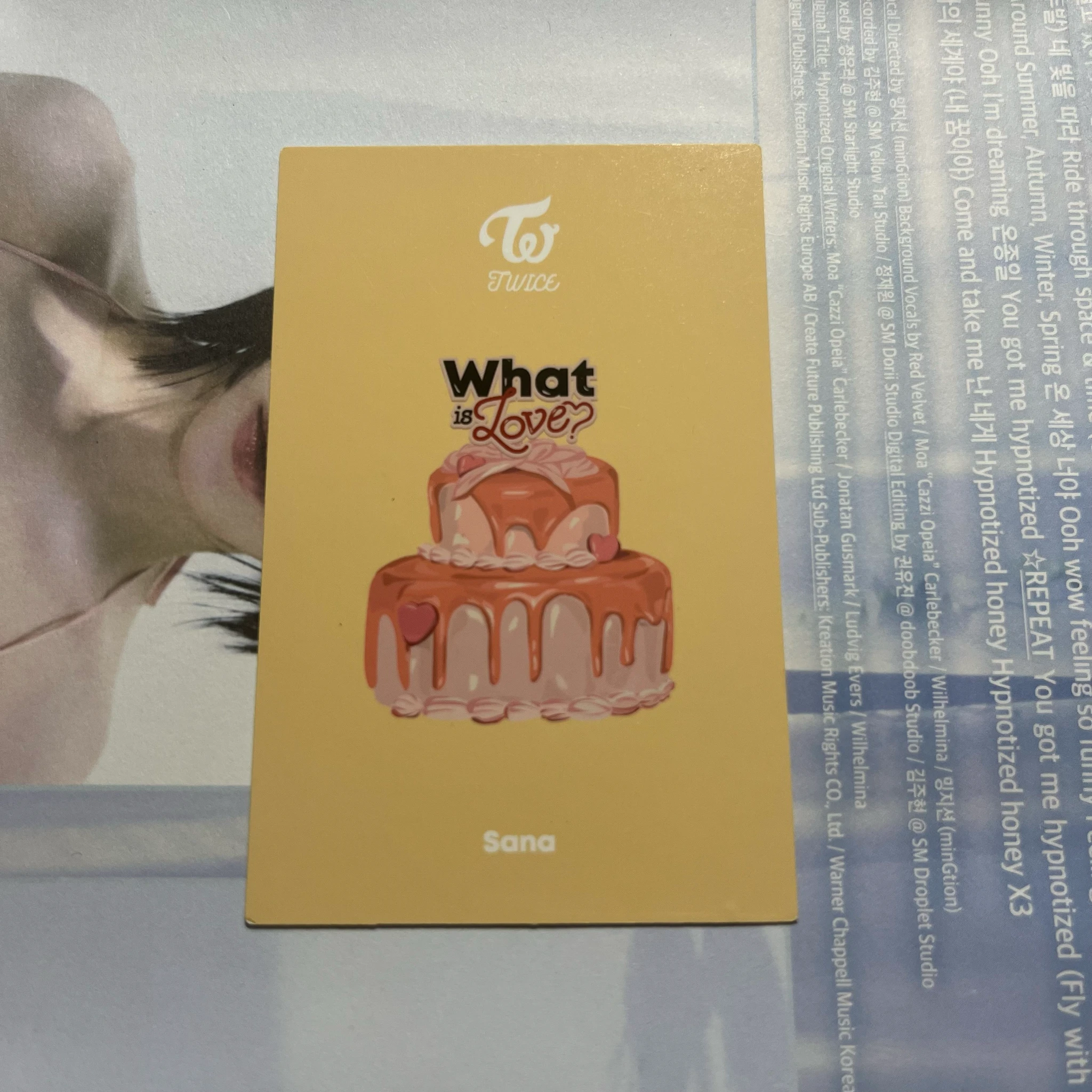 TWICE Sana TWICE-Sana-Album-what is love listing photo 2
