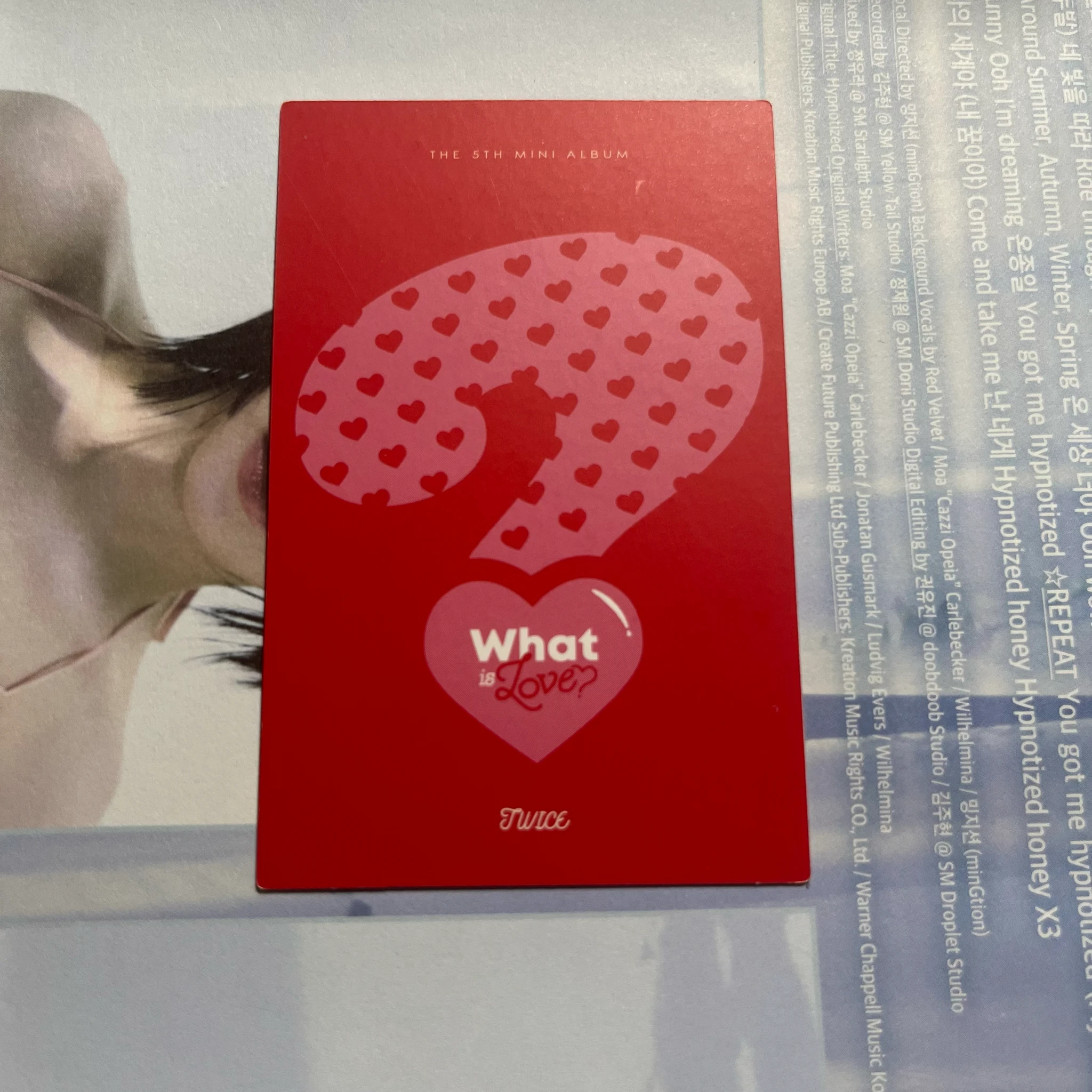 TWICE Tzuyu TWICE-Tzuyu-Album-what is love listing photo 2
