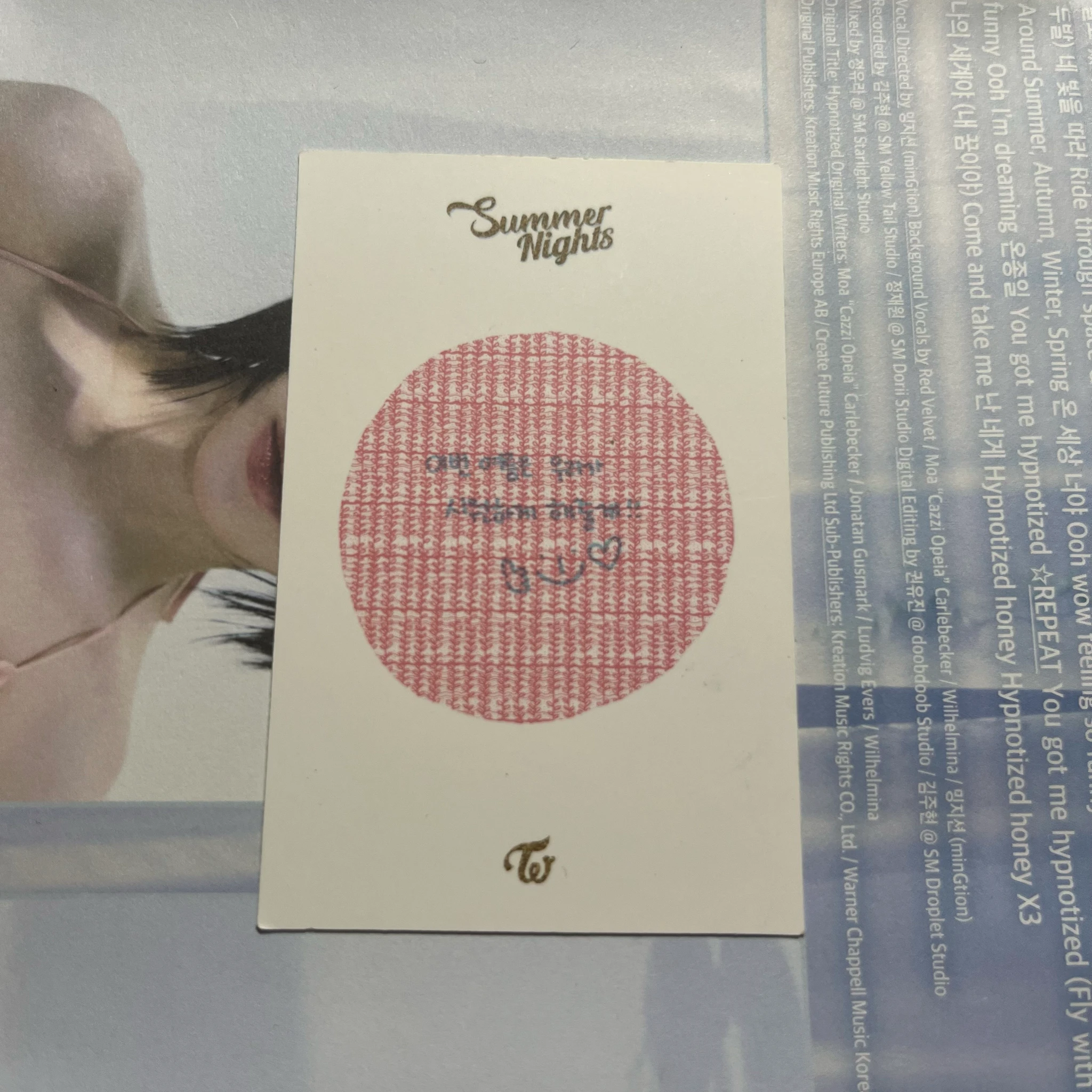 TWICE Jihyo TWICE-Jihyo-Album-summer nights listing photo 2