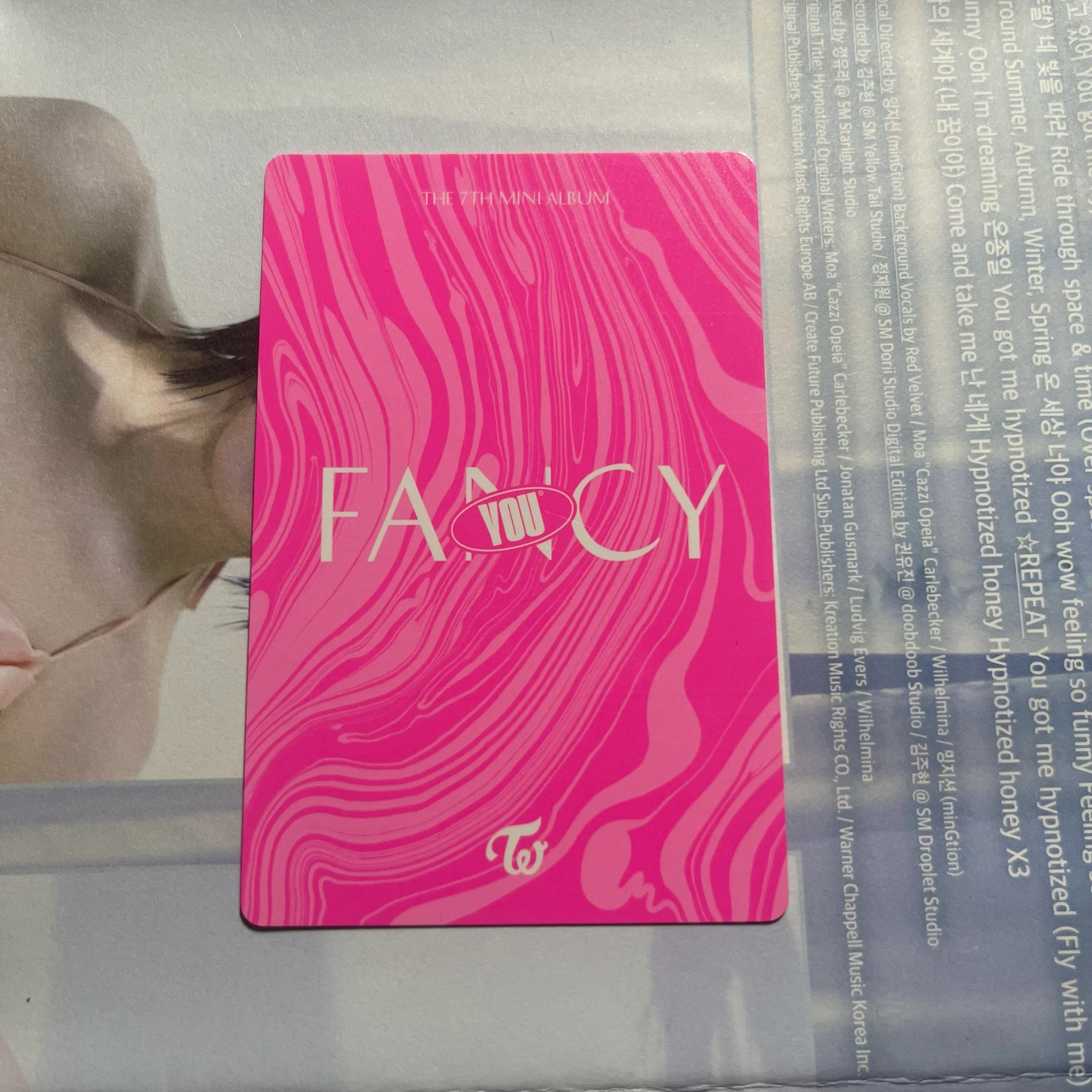 TWICE Jeongyeon TWICE - Jeongyeon - FANCY YOU Album photocard set pob (pre-order benefit) listing photo 2