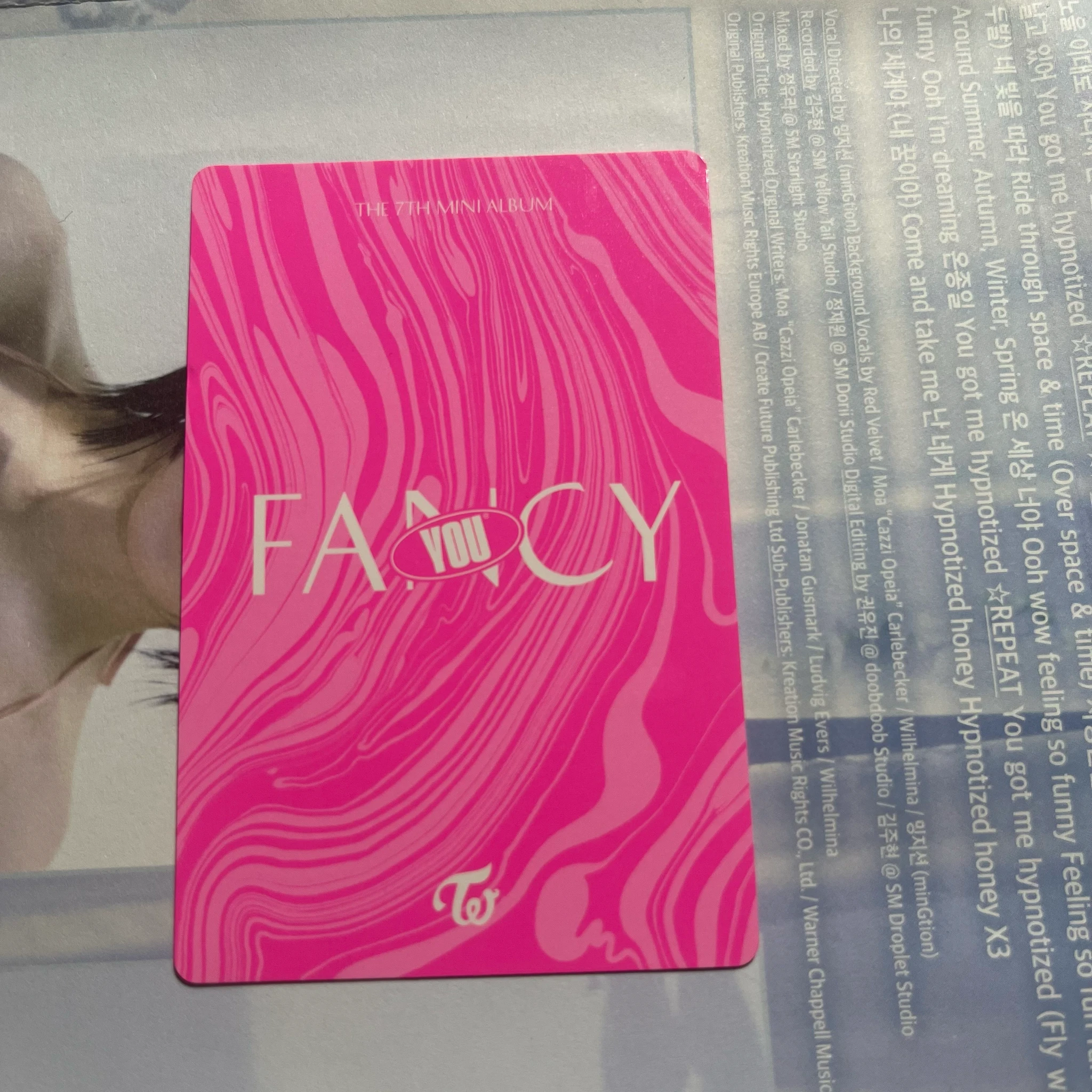 TWICE Tzuyu TWICE - Tzuyu - FANCY YOU Album pob (pre-order benefit) A version photocard set listing photo 2