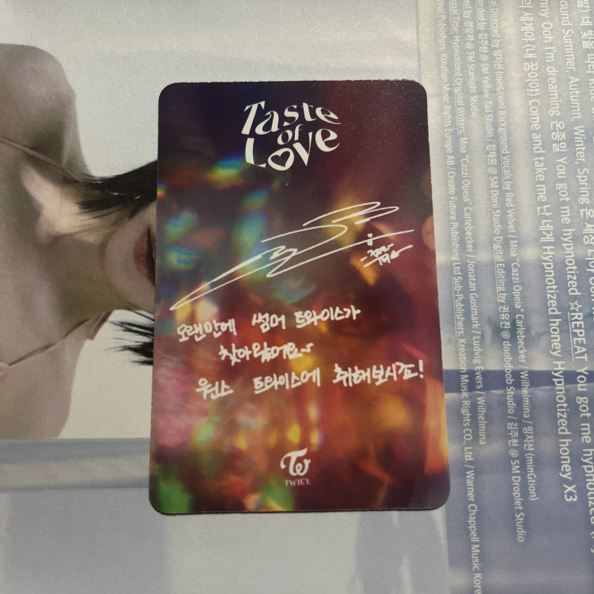 TWICE Jeongyeon TWICE - Jeongyeon - Taste of Love Album album photocard listing photo 2