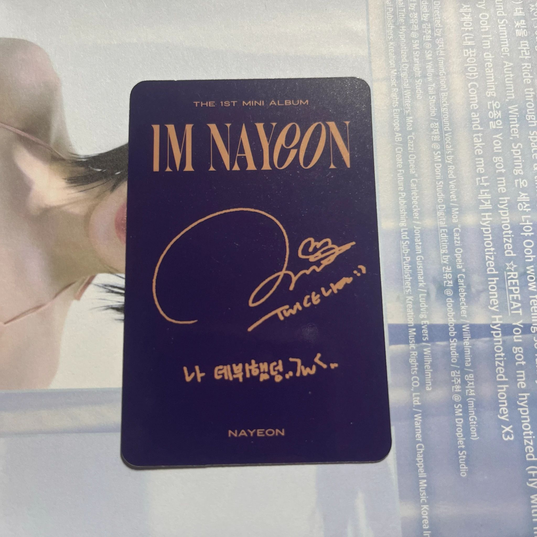 TWICE Nayeon TWICE-Nayeon-Album-nayeon im nayeon (solo) listing photo 2