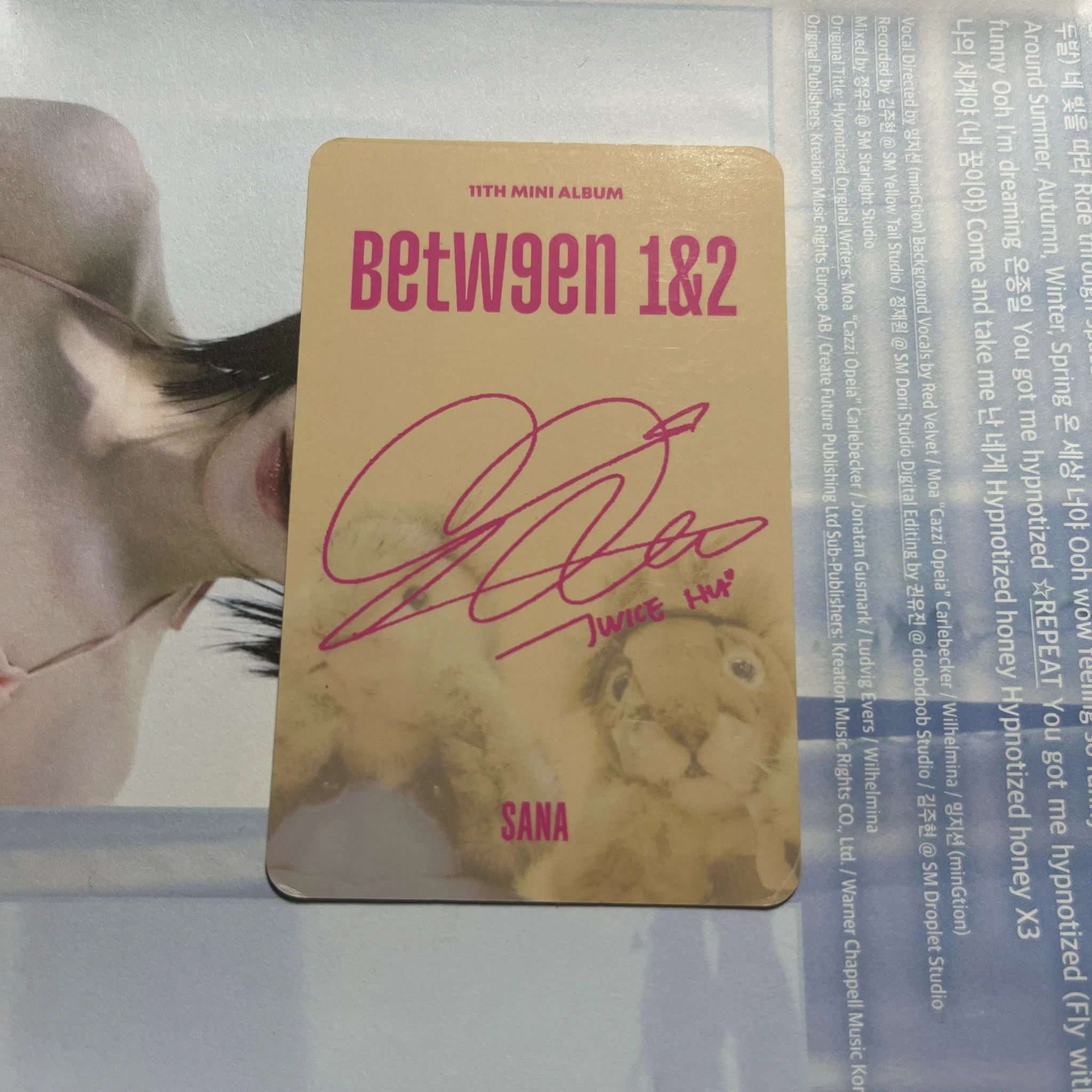 TWICE Sana TWICE-Sana-Album-BETWEEN 1&2 listing photo 2