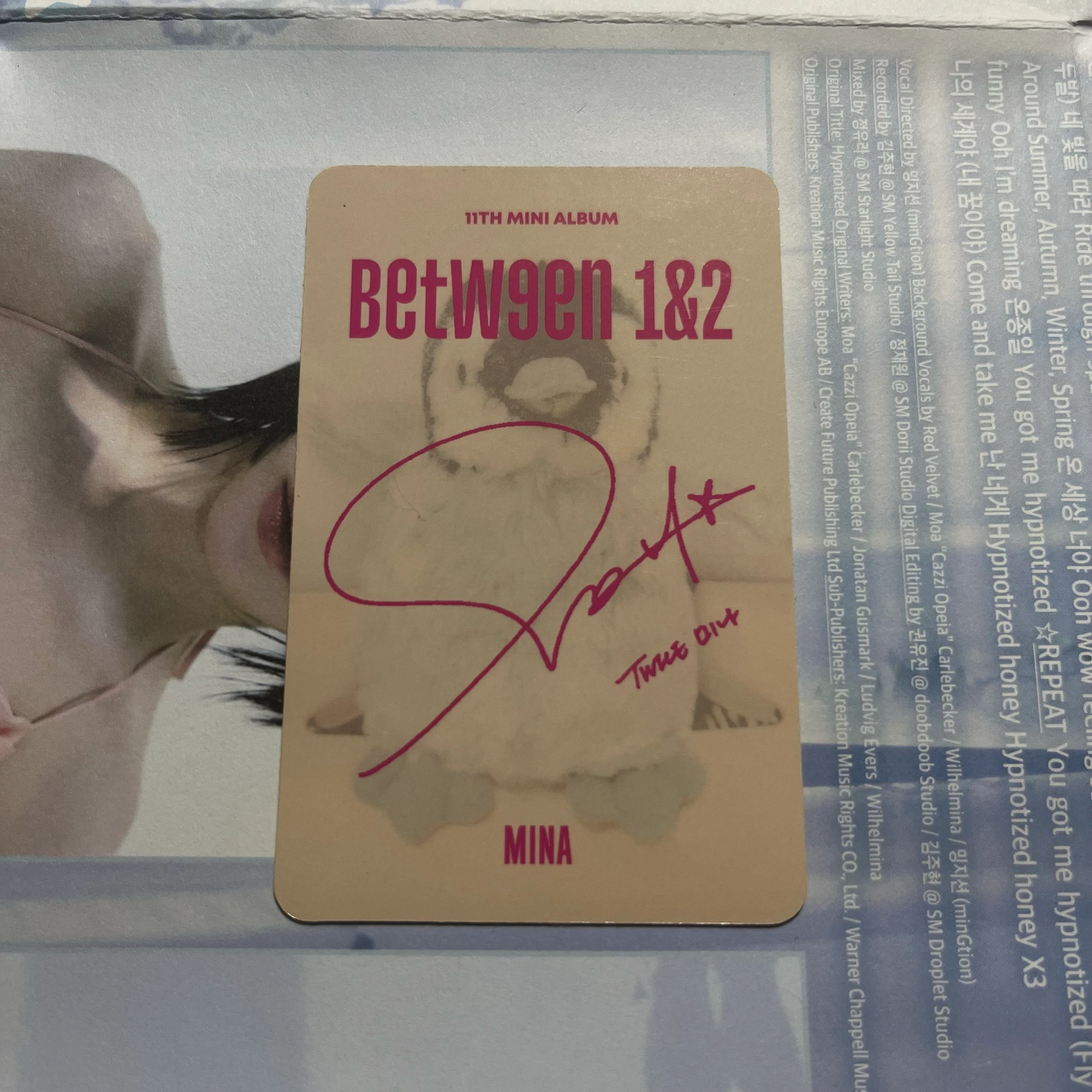 TWICE Mina TWICE-Mina-Album-BETWEEN 1&2 listing photo 2