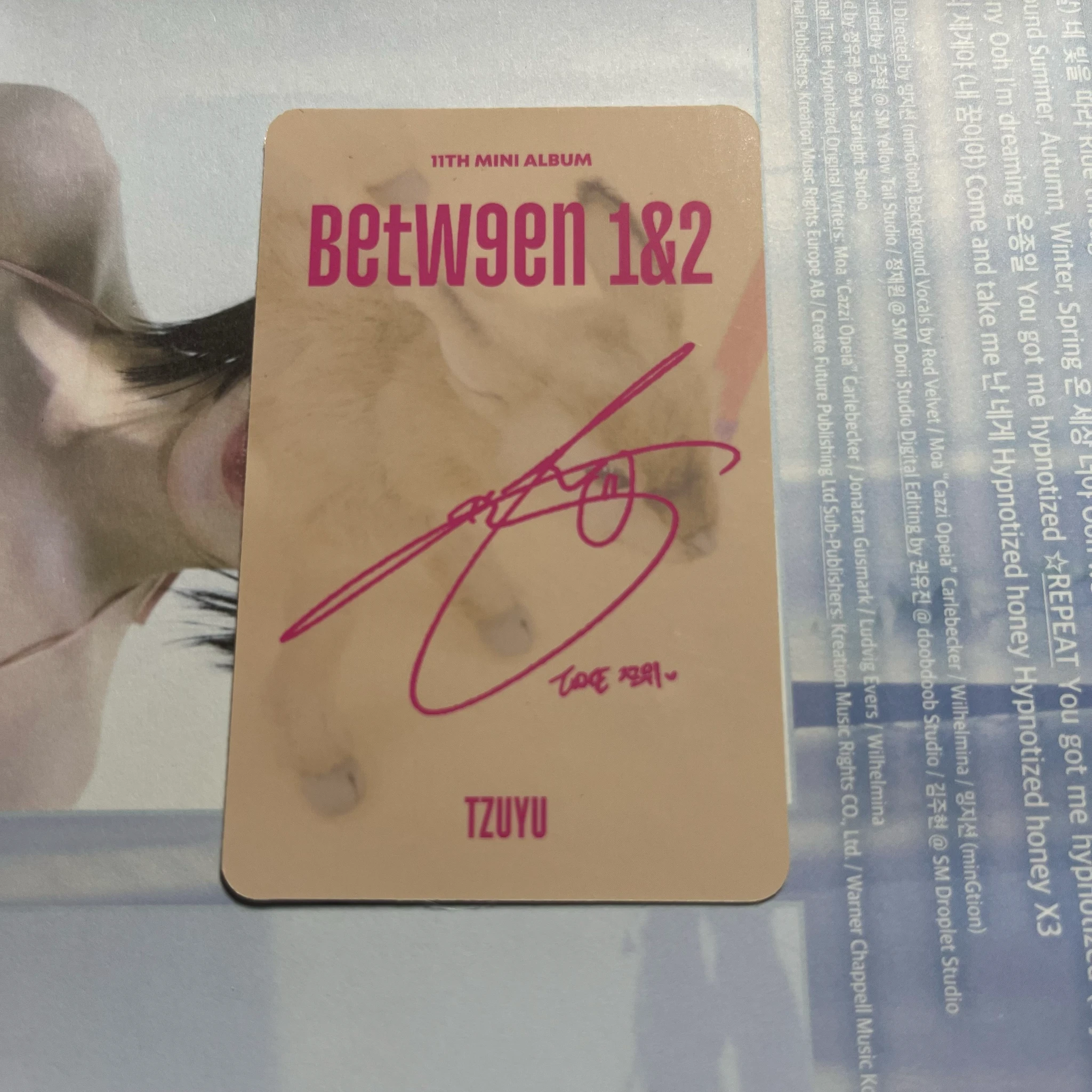 TWICE Tzuyu TWICE-Tzuyu-Album-BETWEEN 1&2 listing photo 2