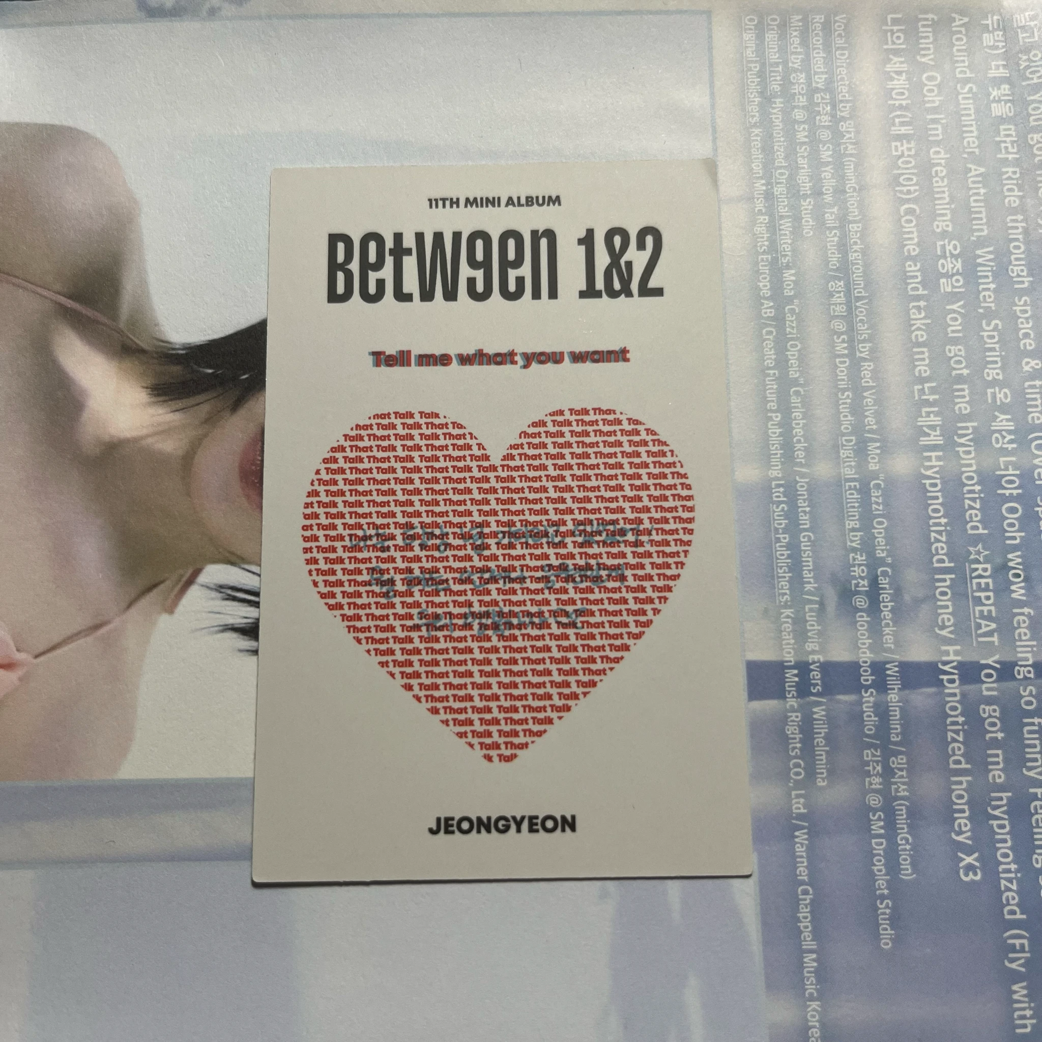 TWICE Jeongyeon TWICE-Jeongyeon-Album-BETWEEN 1&2 listing photo 2