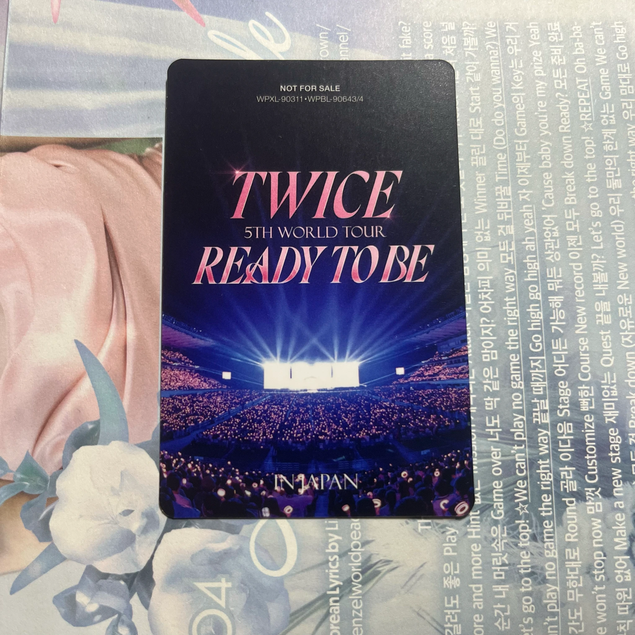 TWICE Tzuyu TWICE - Ready to Be World Tour Event DVD version japan listing photo 2
