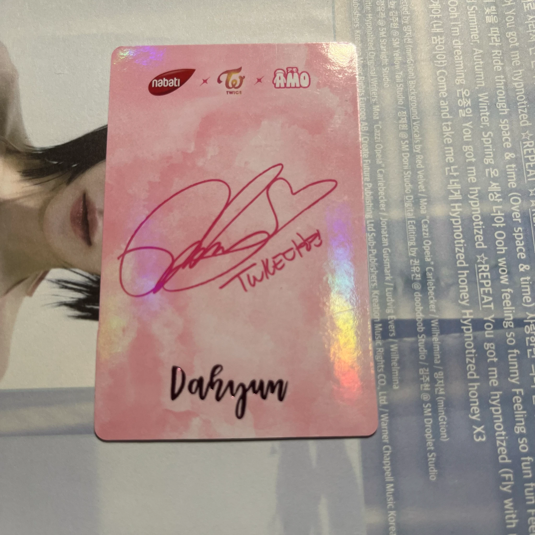 TWICE Dahyun TWICE - Dahyun - TWICE x Nabati Other purchase benefit nabati listing photo 2