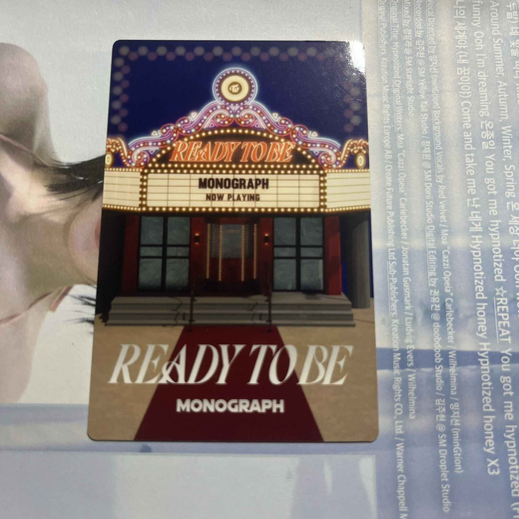 TWICE Tzuyu TWICE - Ready To Be Album monograph album photocard listing photo 2
