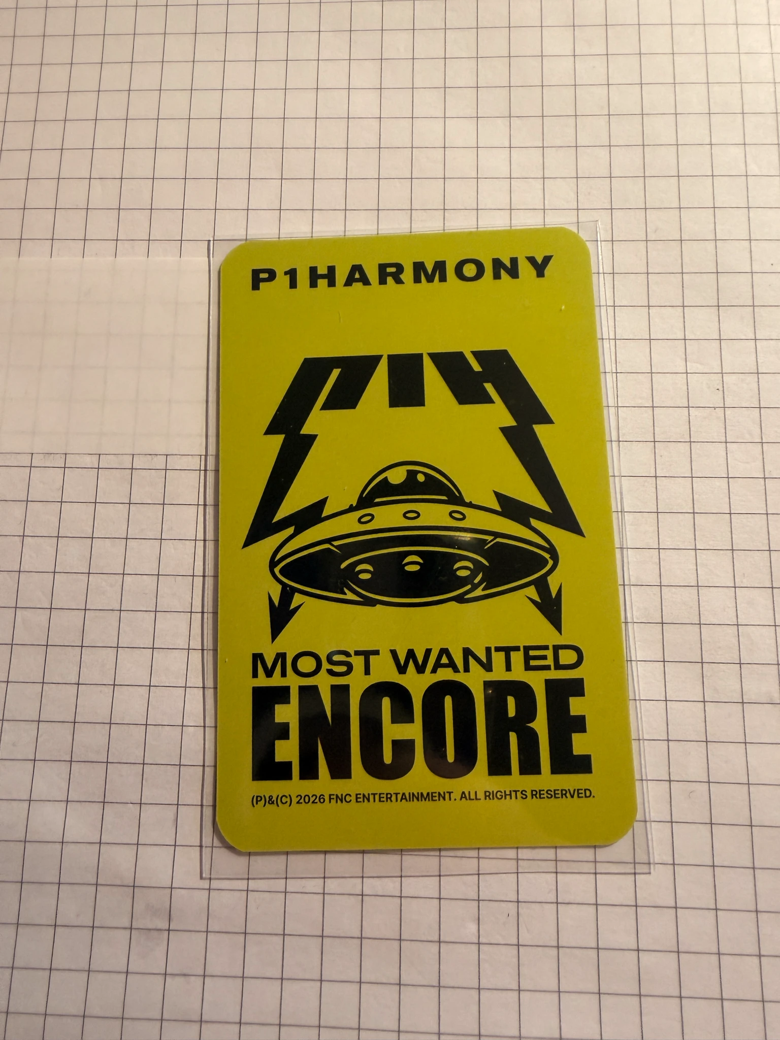 P1Harmony P1Harmony - 2025 P1Harmony LIVE TOUR [P1ustage H : MOST WANTED] Event tour merch trading card encore seoul special version listing photo 2