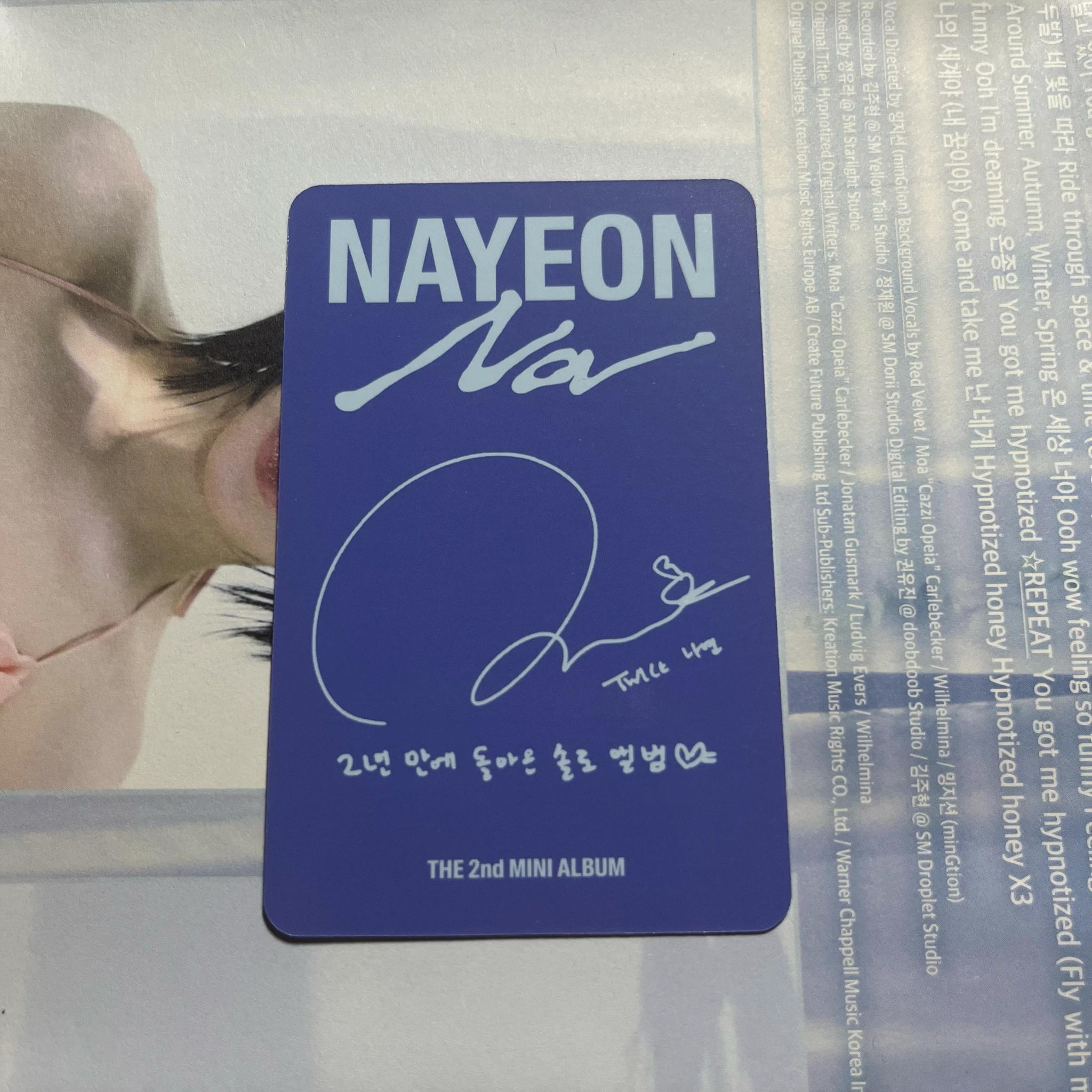 TWICE Nayeon TWICE-NoMember-Album-nayeon na (solo) listing photo 2