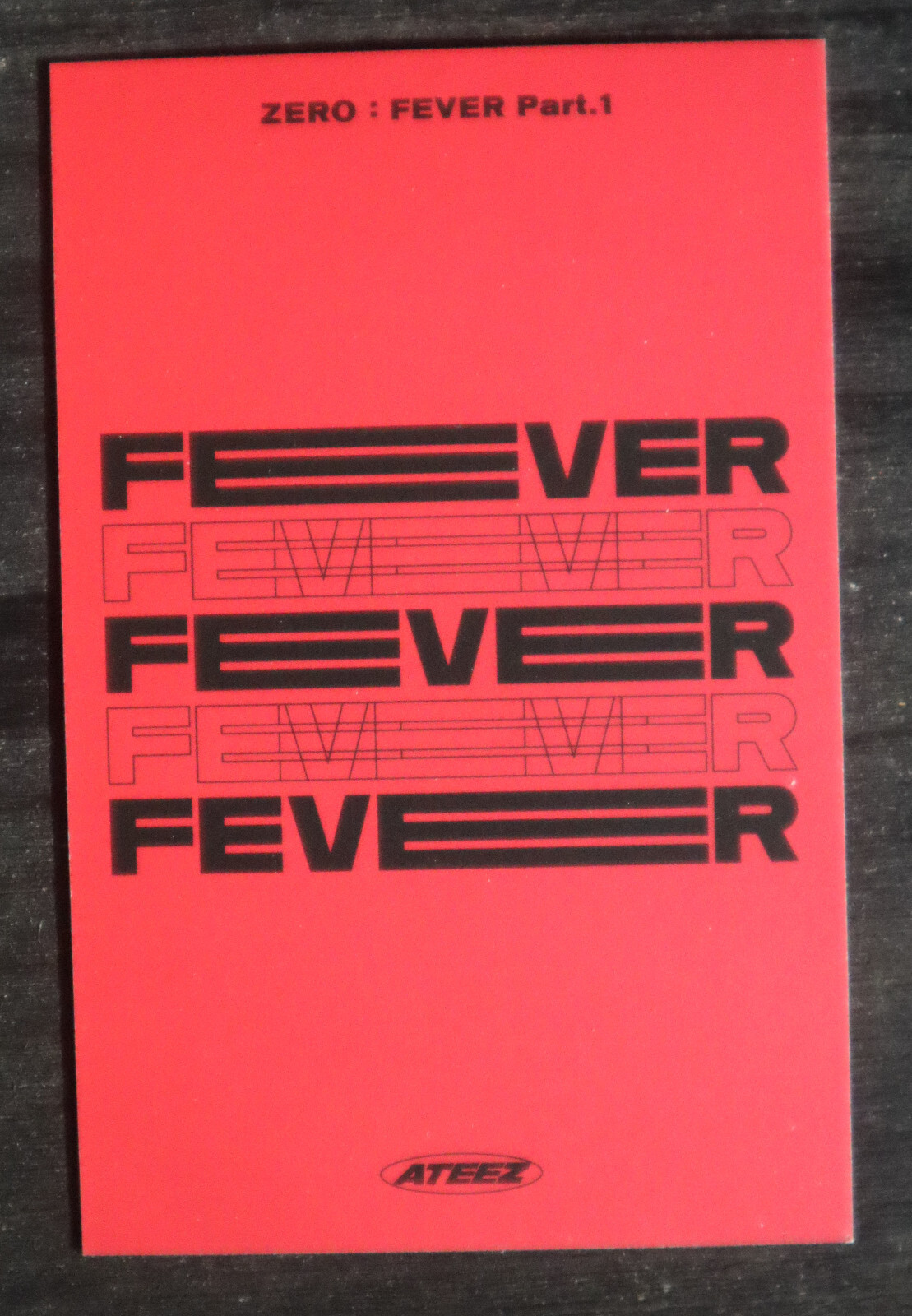 ATEEZ Seonghwa ATEEZ - Seonghwa - ZERO : FEVER Part.1 Album album photocard Platform Diary ver. image card listing photo 2