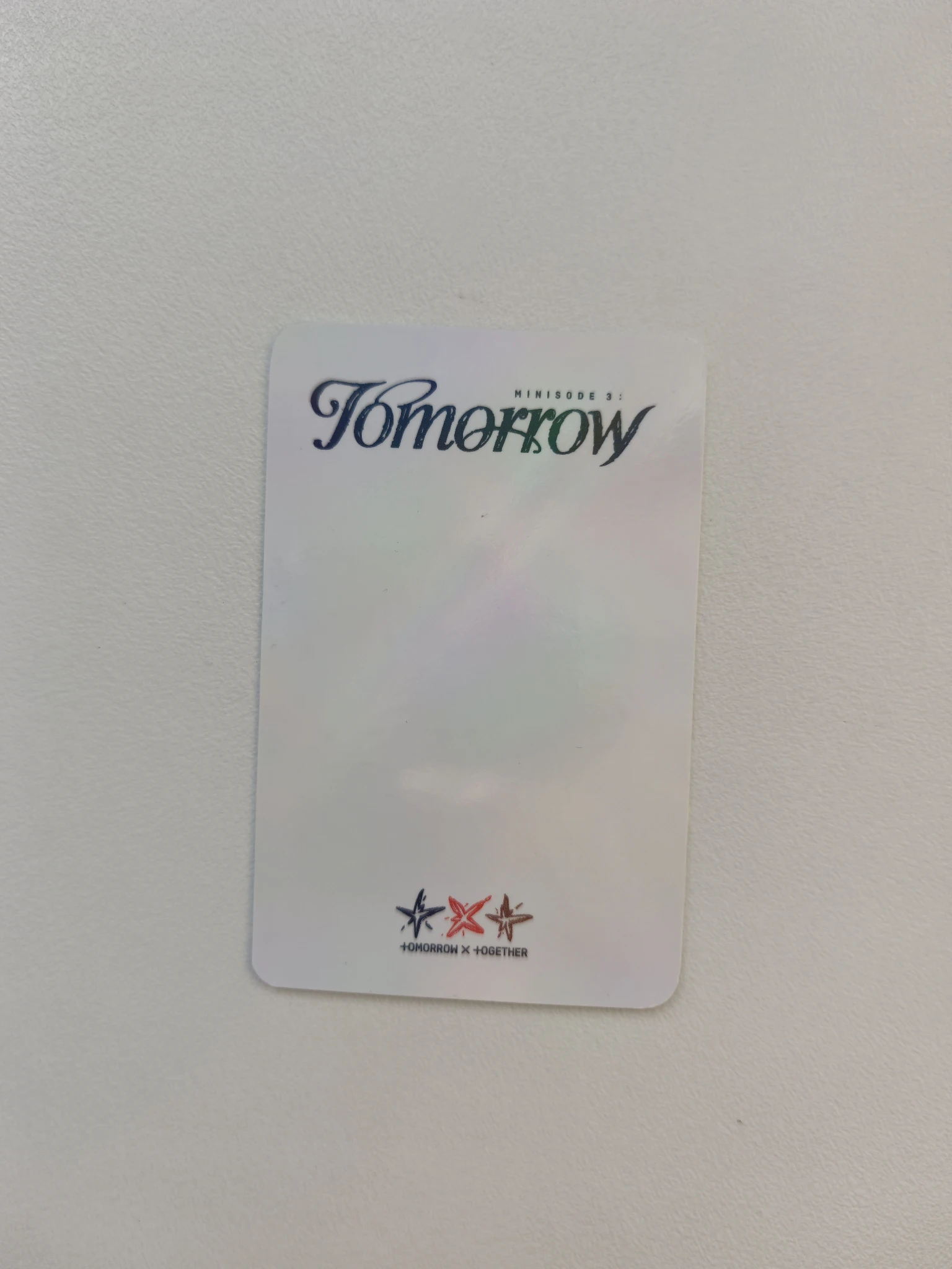 TOMORROW X TOGETHER TOMORROW X TOGETHER - Soobin - Minisode 3: Tomorrow Album pob (pre-order benefit) blue dream media (bdm) standard version holographic (hologram) listing photo 2