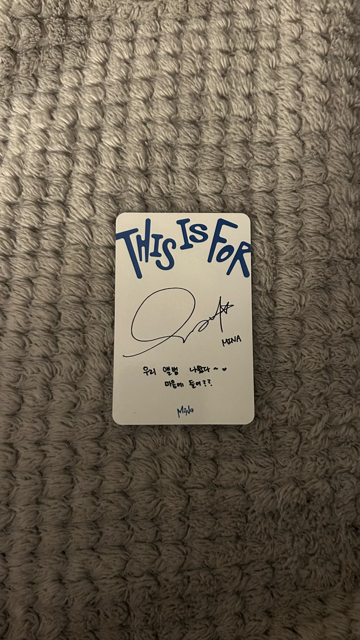TWICE Mina TWICE-Mina-Album-this is for listing photo 2