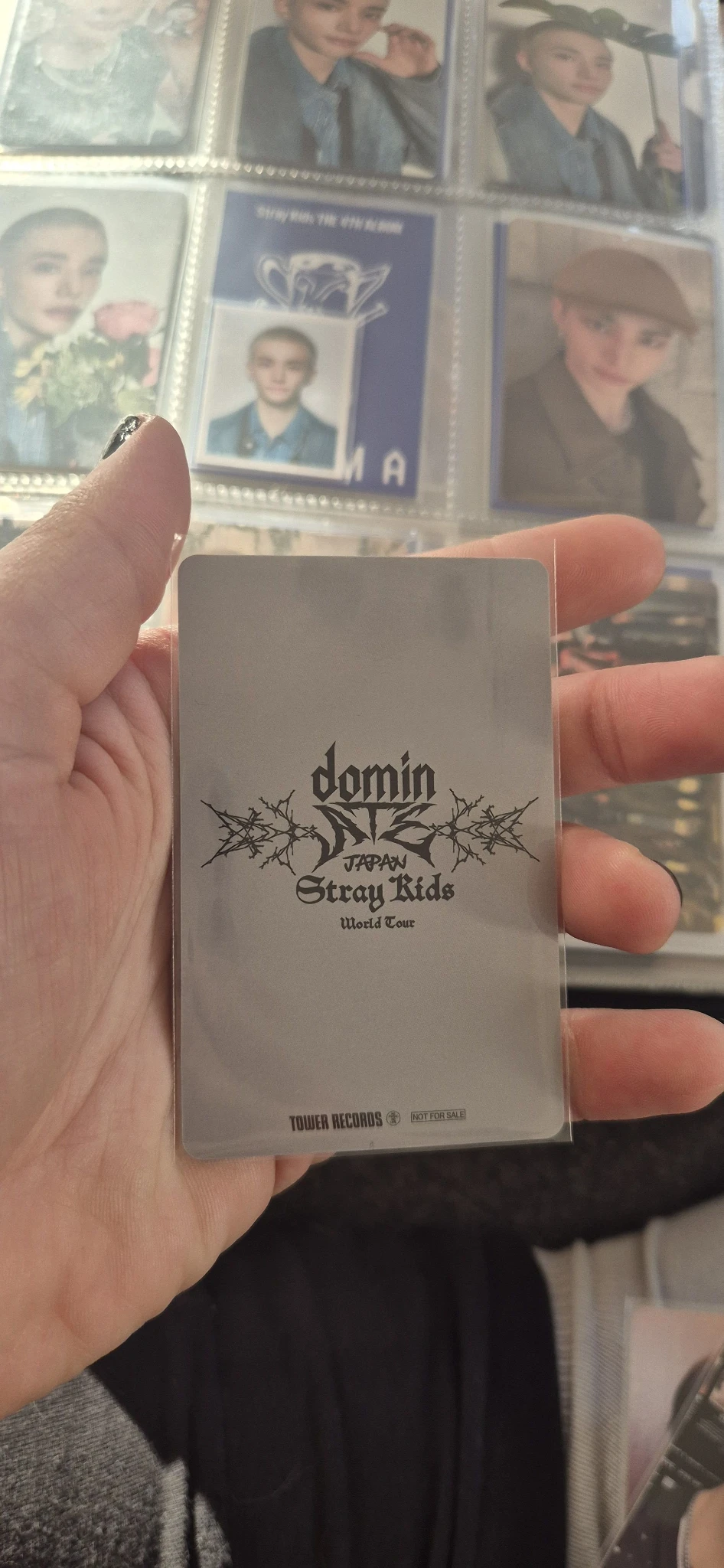 Stray Kids Changbin Stray Kids - Changbin - World Tour <dominATE JAPAN> LIVE Blu-ray Other pob (pre-order benefit) tower records japan photocard set listing photo 2