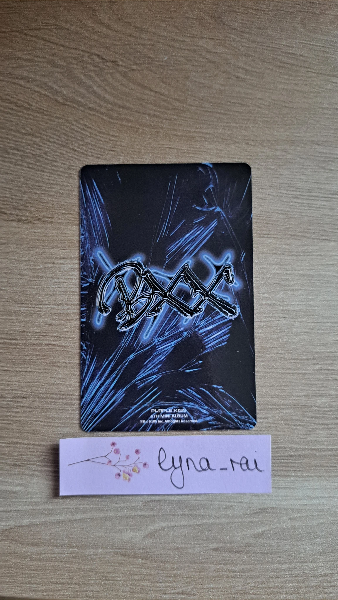 PURPLE KISS Swan PURPLE KISS - Swan - BXX Album album photocard listing photo 2