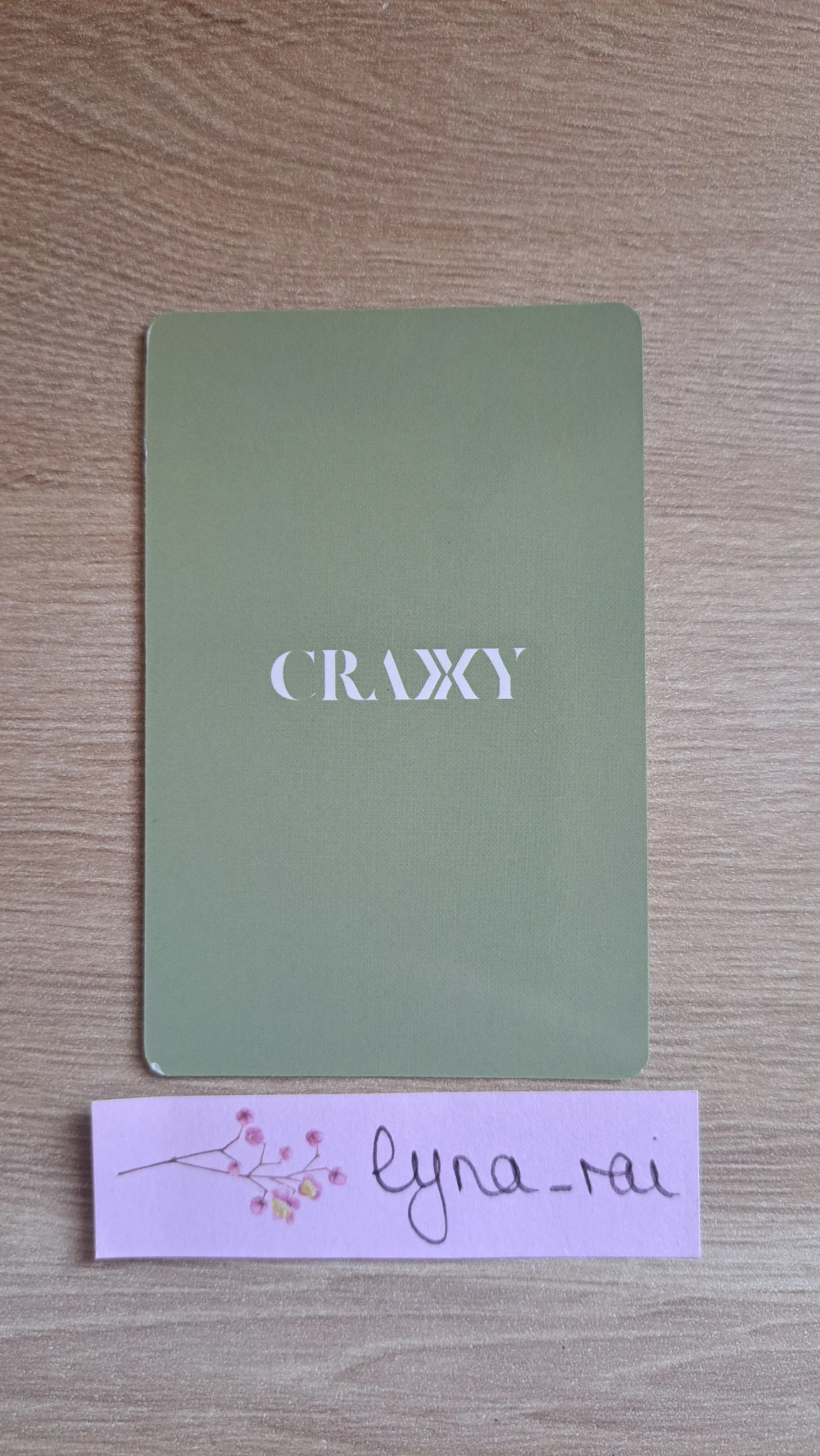 Craxy Hyejin Craxy - Hyejin - XX Album album photocard pob (pre-order benefit) listing photo 2