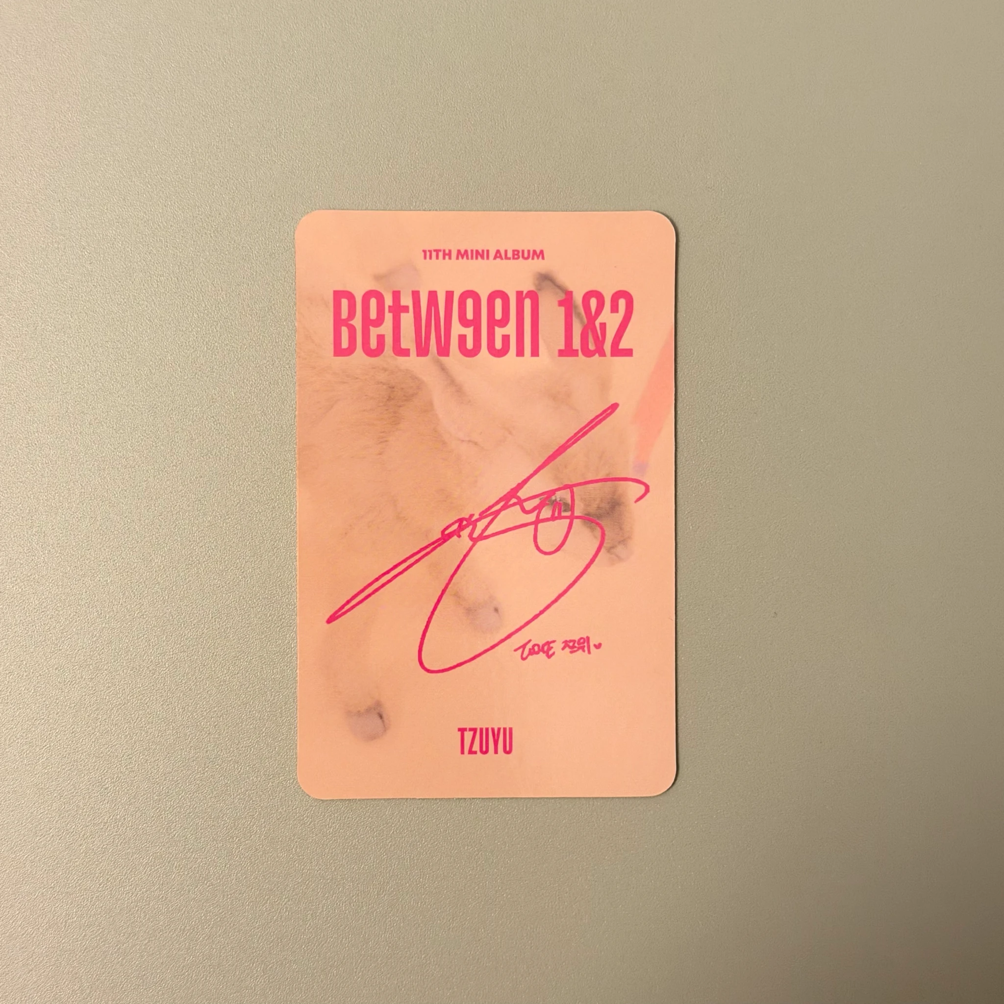 TWICE Tzuyu TWICE-Tzuyu-Album-BETWEEN 1&2 listing photo 2