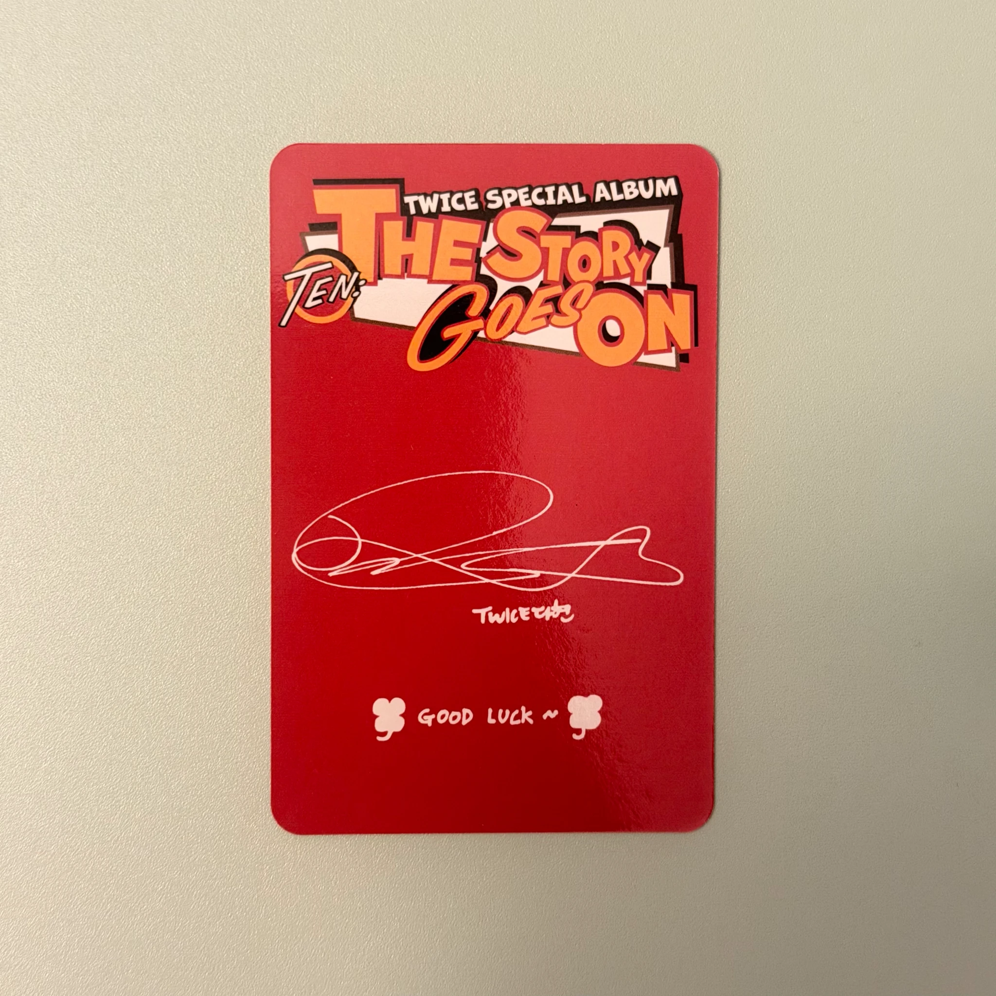 TWICE Dahyun TWICE - Dahyun - TEN: The Story Goes On Album album photocard Cast Ver. listing photo 2