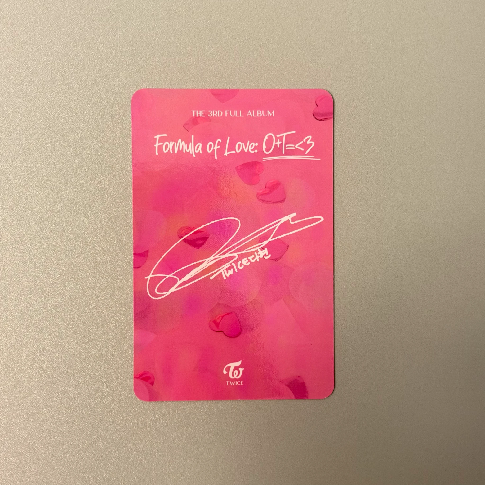 TWICE Dahyun TWICE-Dahyun-Album-Formula of Love: O+T=<3 listing photo 2