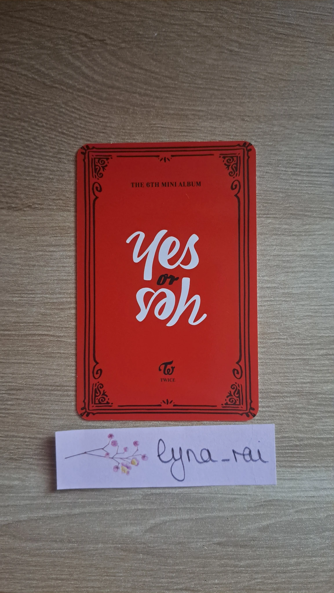 TWICE Mina TWICE-Mina-Album-yes or yes listing photo 2
