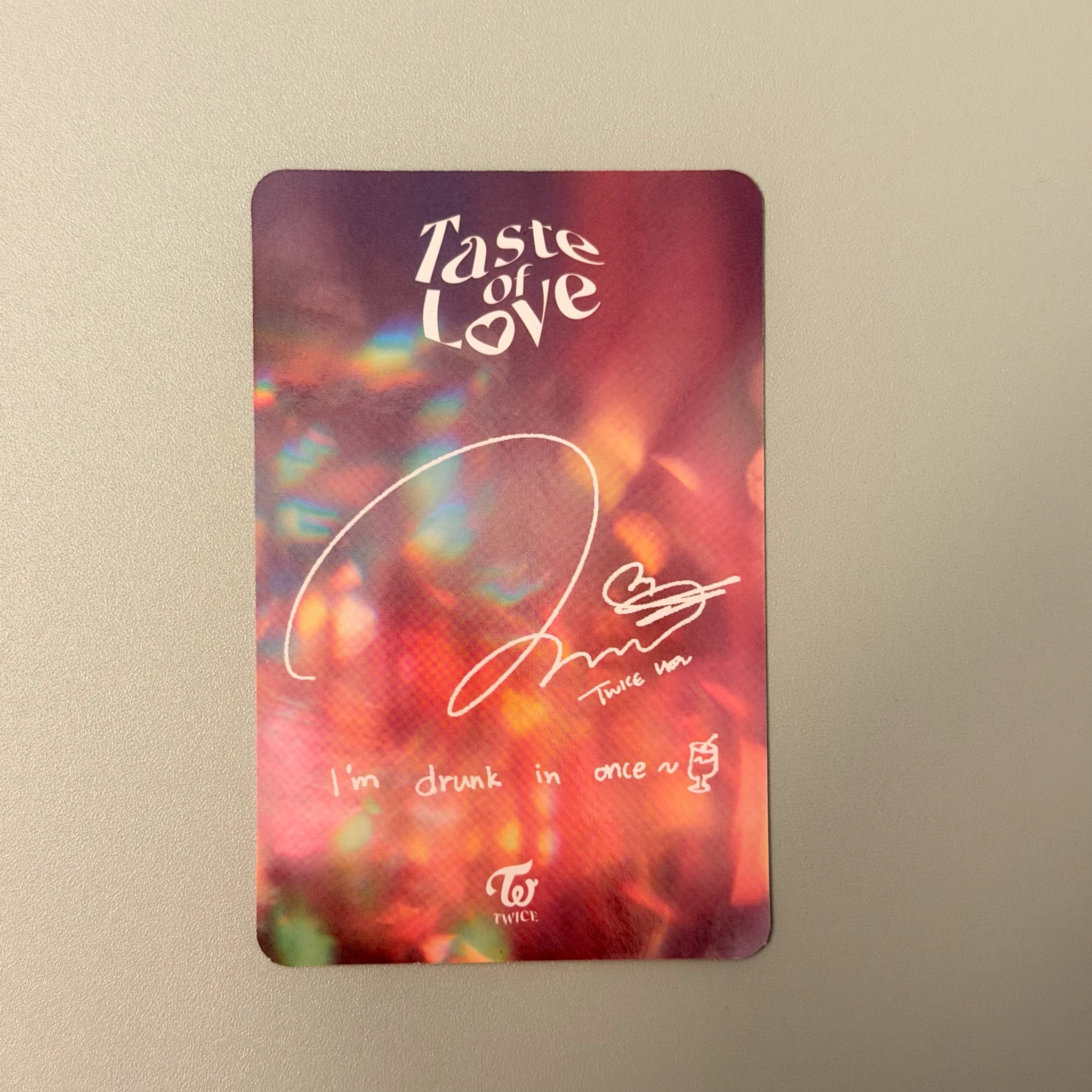 TWICE Nayeon TWICE - Nayeon - Taste of Love Album album photocard listing photo 2