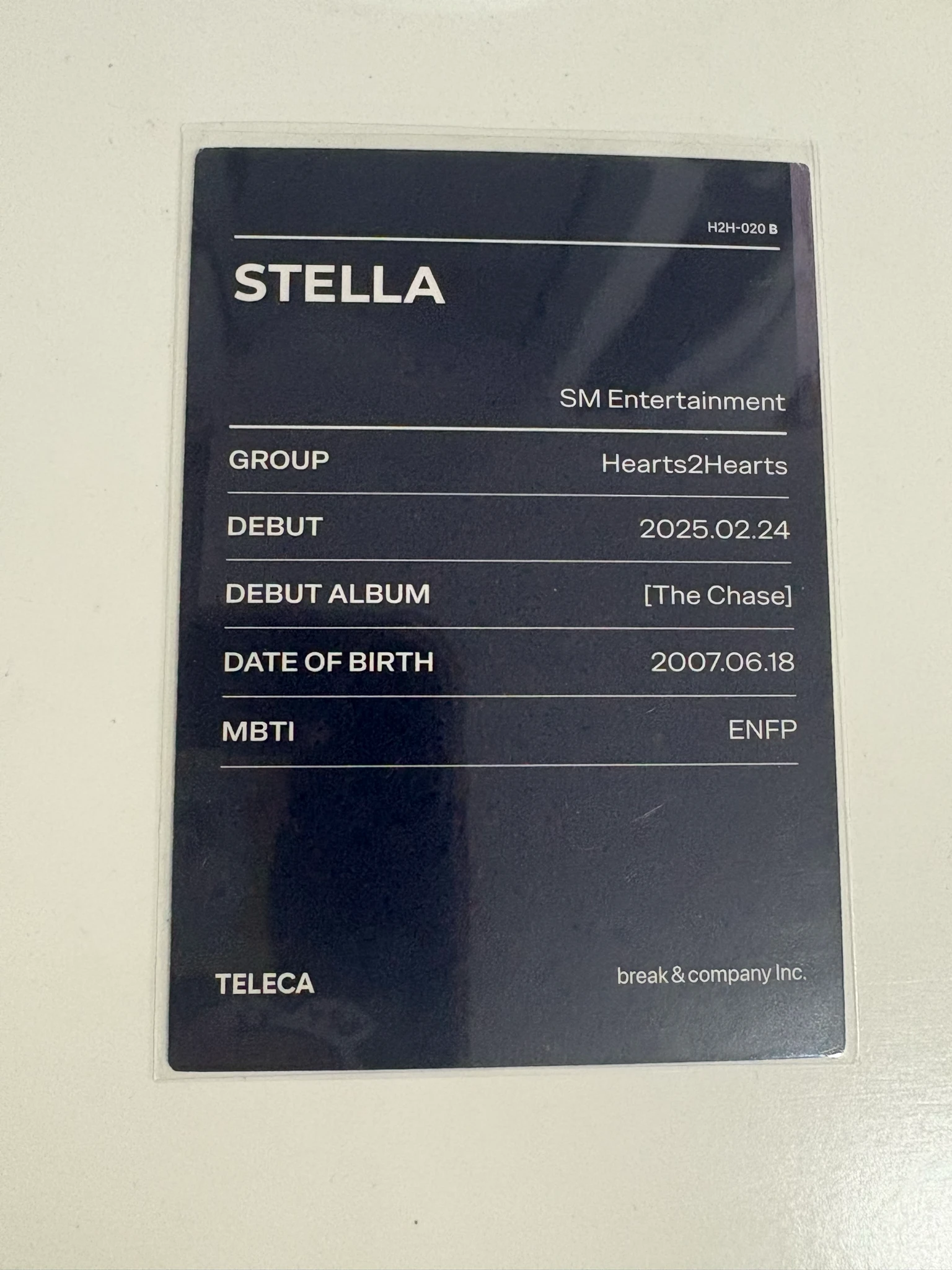 Hearts2Hearts Stella Hearts2Hearts - Stella - TELECA 2025 Kpop Rookie Other trading card listing photo 2