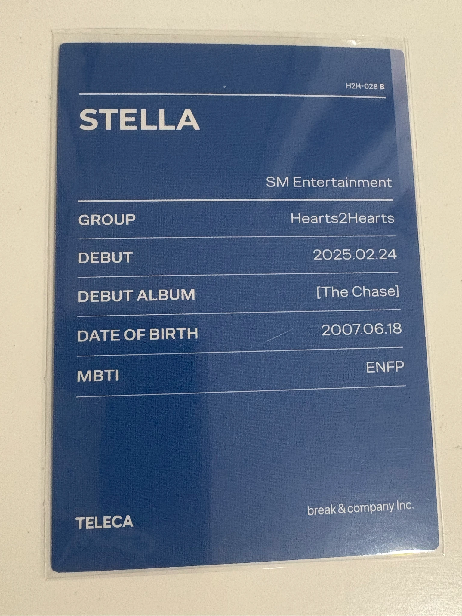 Hearts2Hearts Stella Hearts2Hearts - Stella - TELECA 2025 Kpop Rookie Other trading card listing photo 2