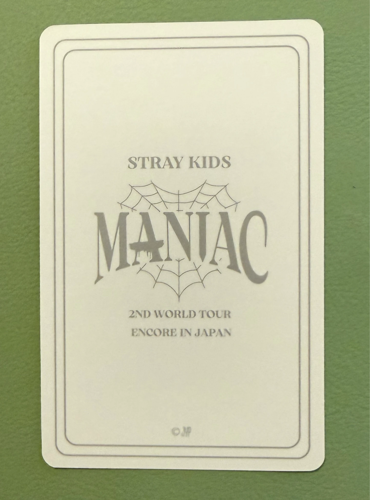 Stray Kids I.N Stray Kids - I.N - Maniac World Tour Event merch photocard polaroid set polaroid japan listing photo 2