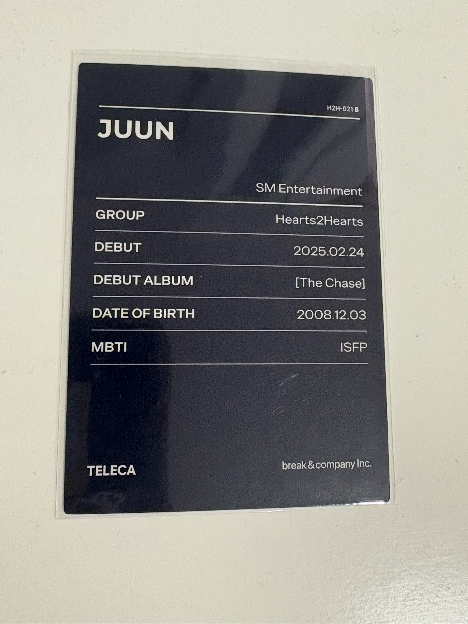 Hearts2Hearts Juun Hearts2Hearts - Juun - TELECA 2025 Kpop Rookie Other trading card listing photo 2
