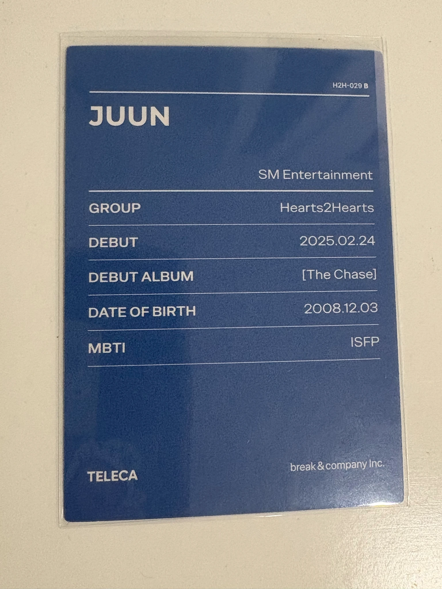 Hearts2Hearts Juun Hearts2Hearts - Juun - TELECA 2025 Kpop Rookie Other trading card listing photo 2