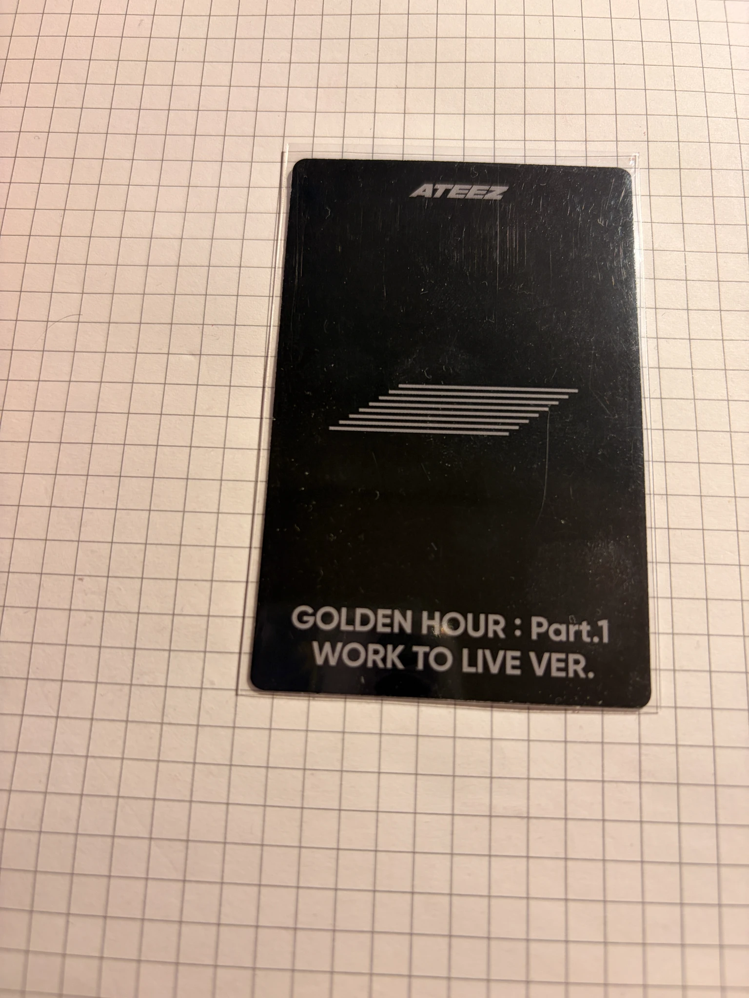 ATEEZ Hongjoong ATEEZ - Hongjoong - Golden Hour : Part.1 Album work to live version album photocard listing photo 2