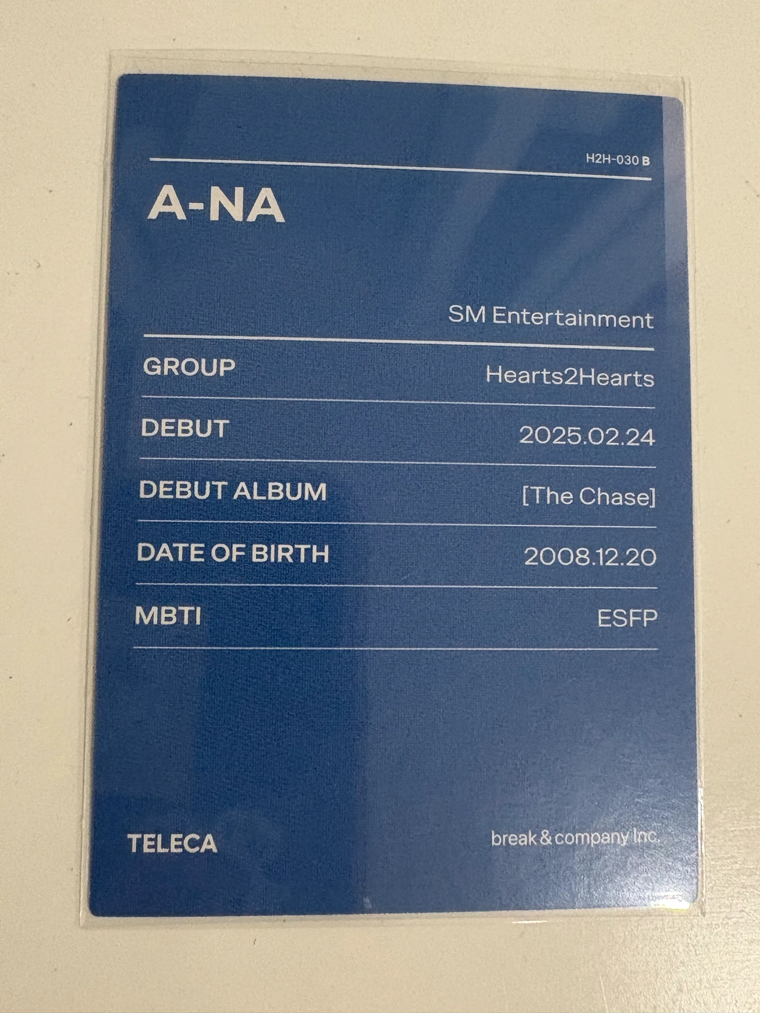 Hearts2Hearts A-na Hearts2Hearts - A-na - TELECA 2025 Kpop Rookie Other trading card listing photo 2