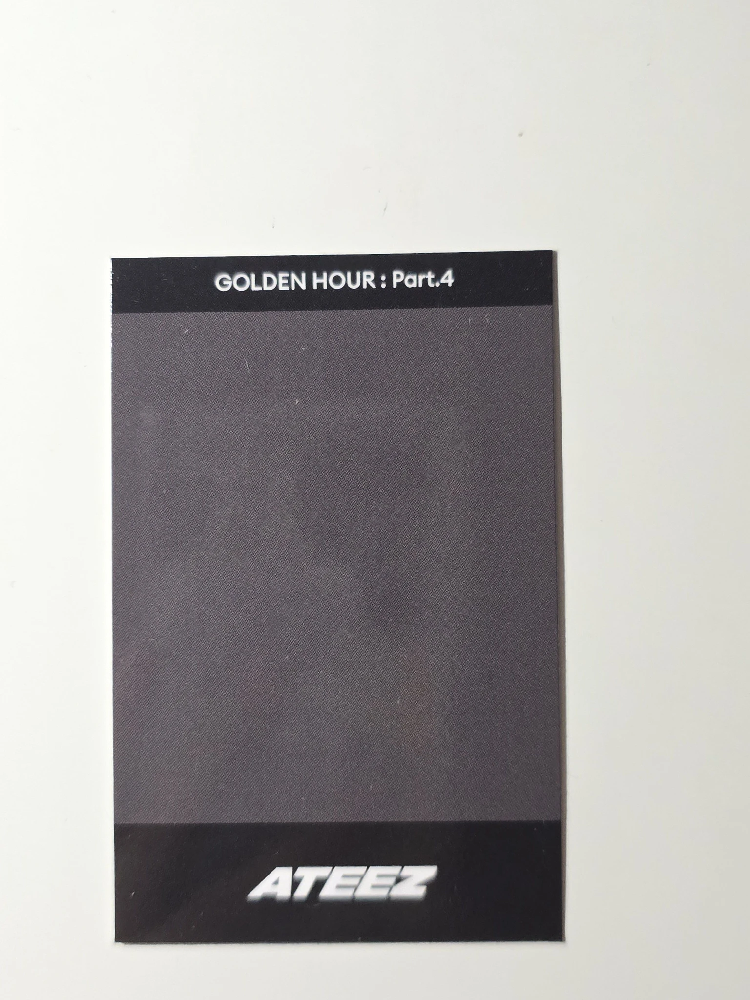 ATEEZ Yeosang ATEEZ - Yeosang - GOLDEN HOUR : Part.4 Album apple music polaroid lucky draw (LD) listing photo 2