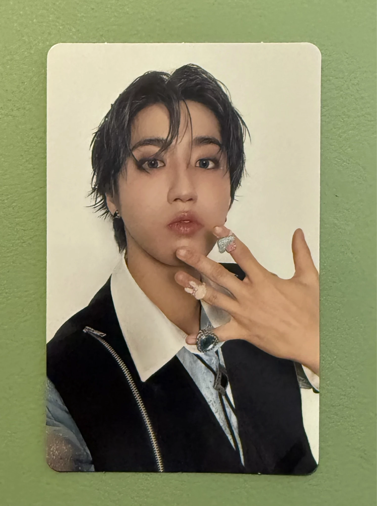 Stray Kids HAN Stray Kids - HAN - Hollow Album album photocard jpfc (japan fanclub) double-sided front side listing photo 2