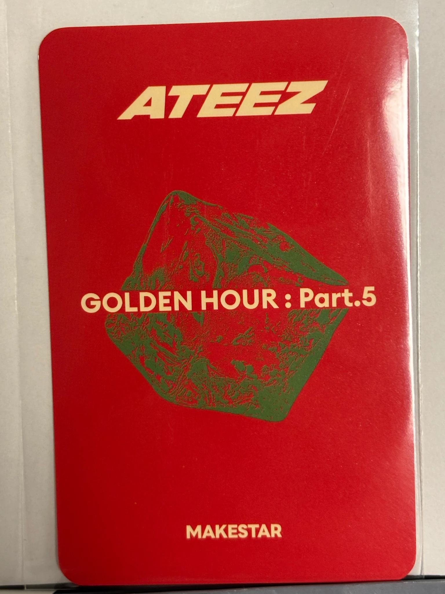 ATEEZ Hongjoong ATEEZ - Hongjoong - GOLDEN HOUR : Part.5 Album makestar poca album fansign video call (fancall) listing photo 2