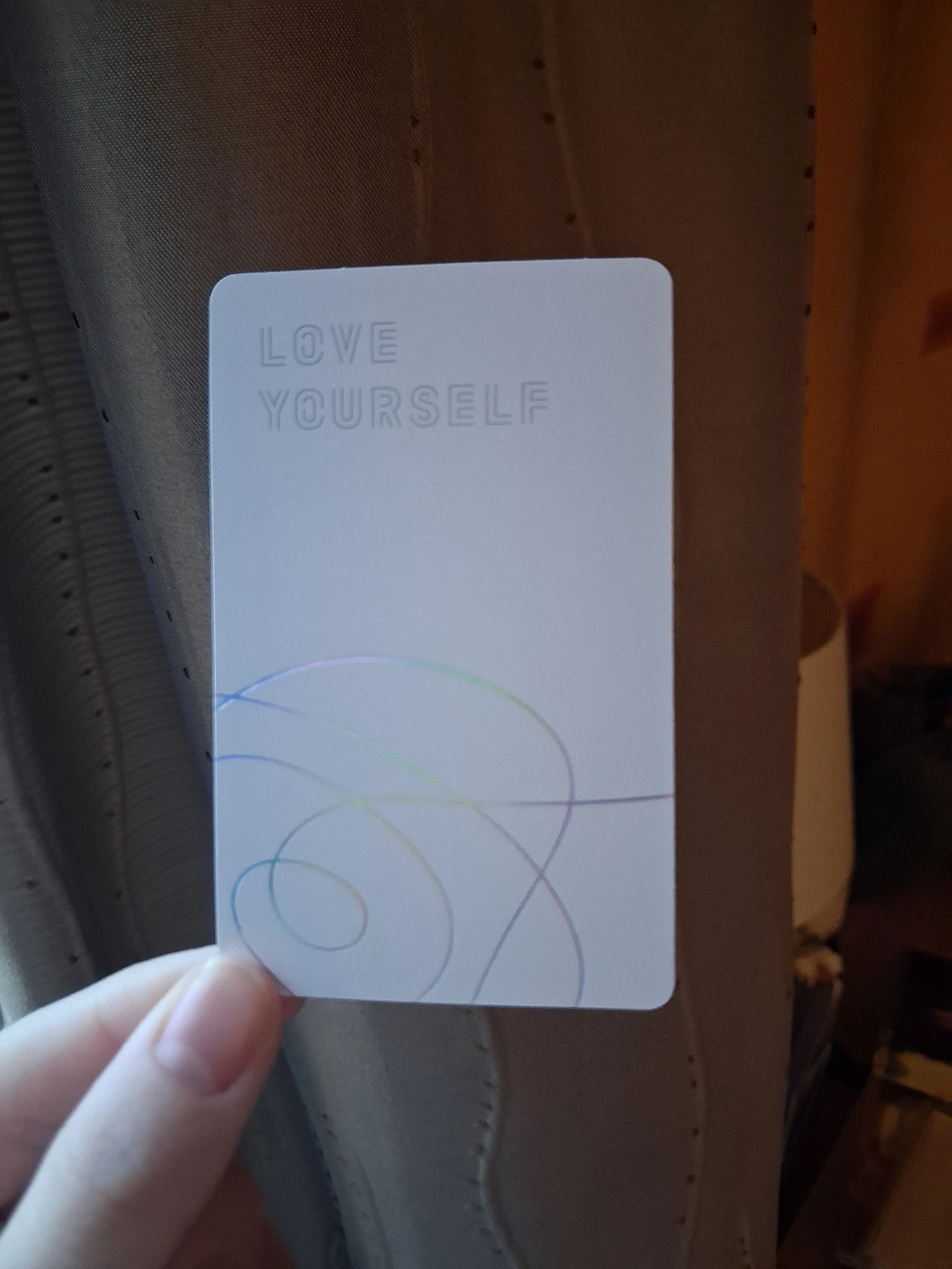 BTS Jin BTS - Jin - Love Yourself: Her Album taiwan press L ver. postcard listing photo 2