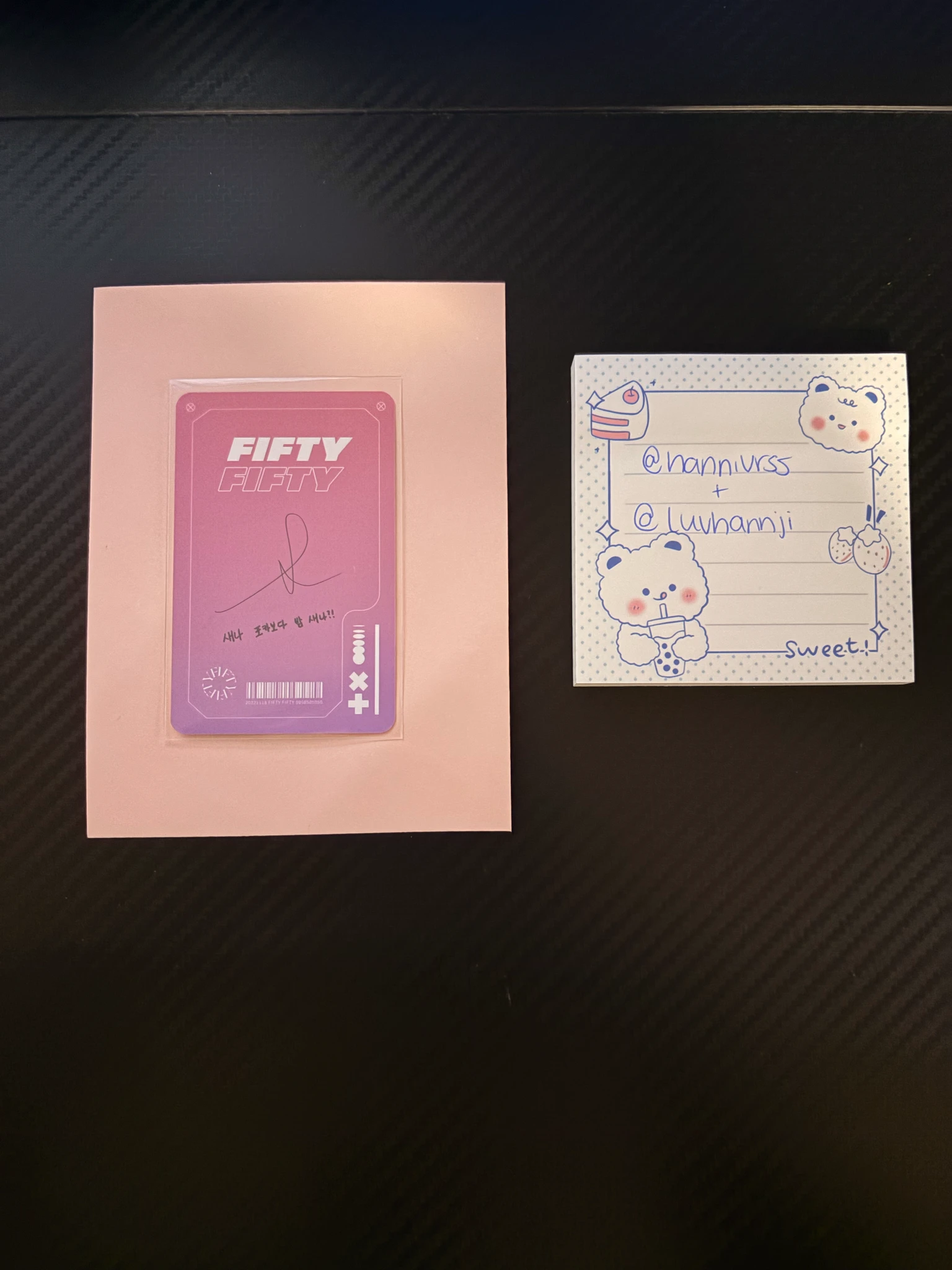 FIFTY FIFTY Saena FIFTY FIFTY - Saena - THE FIFTY Album album photocard listing photo 2