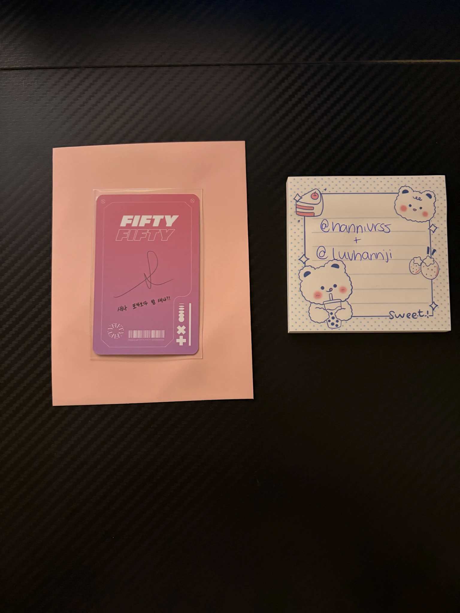FIFTY FIFTY Saena FIFTY FIFTY - Saena - THE FIFTY Album album photocard listing photo 2
